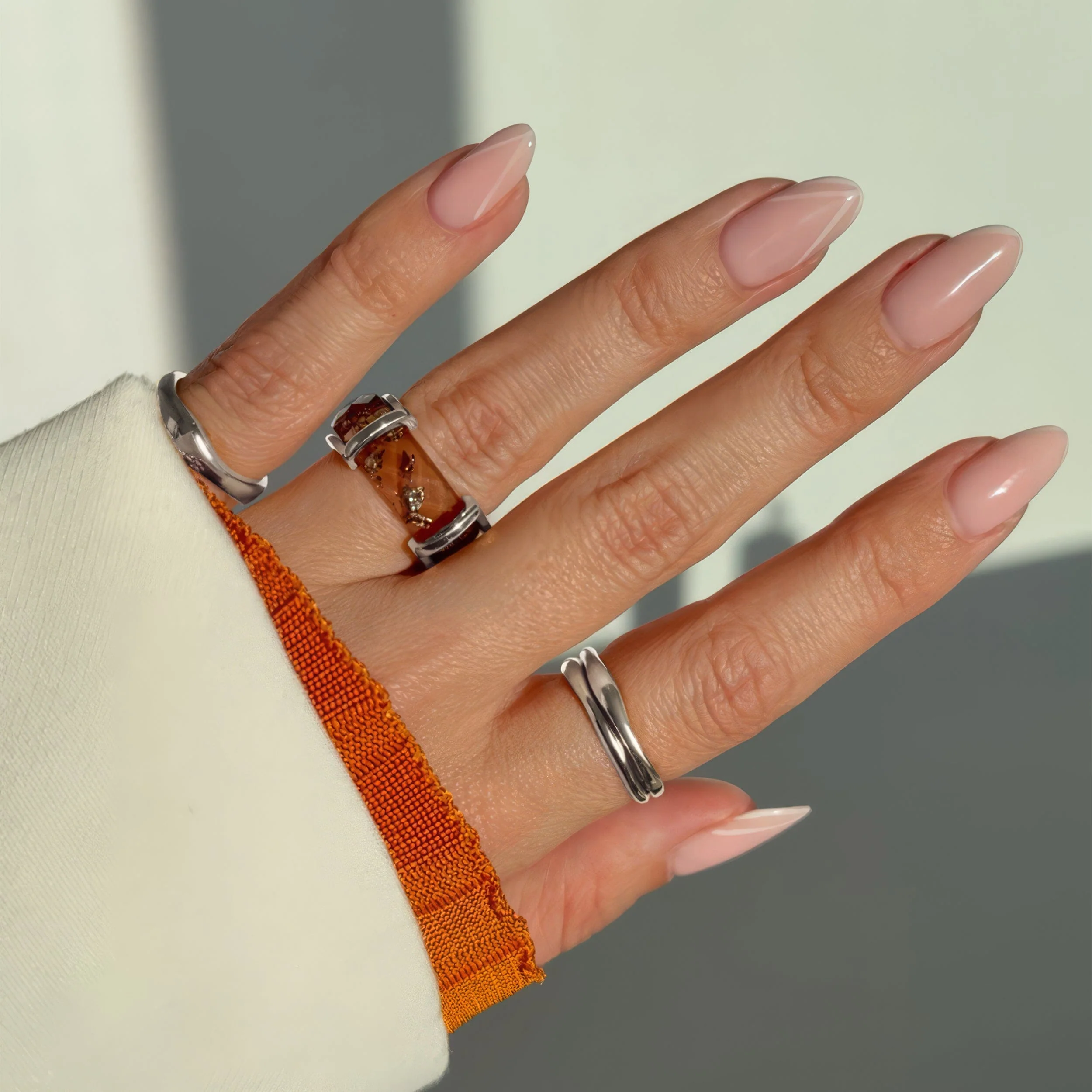 2in1 Golden Amber & Magma Rings - Image 18