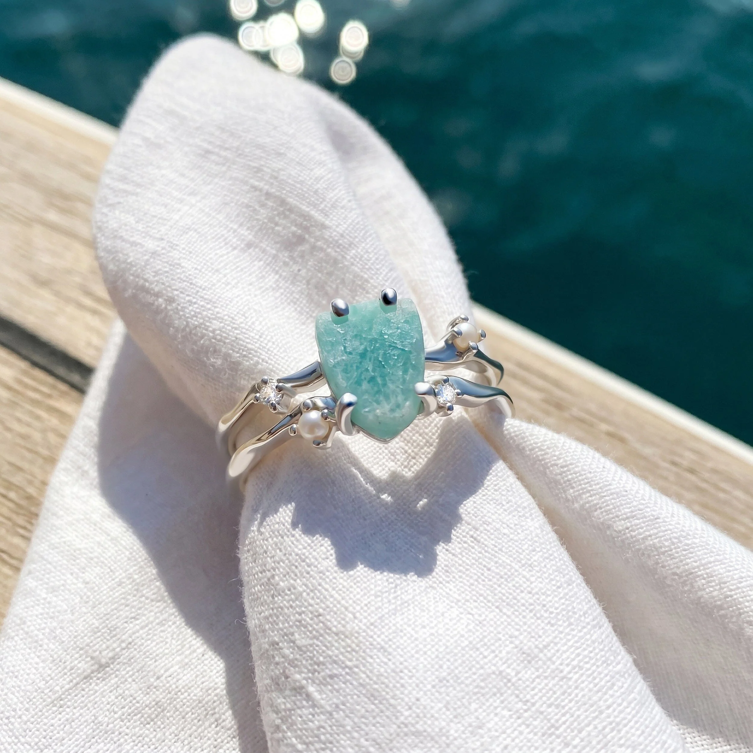 Amazonite Ring - Flow - Image 8