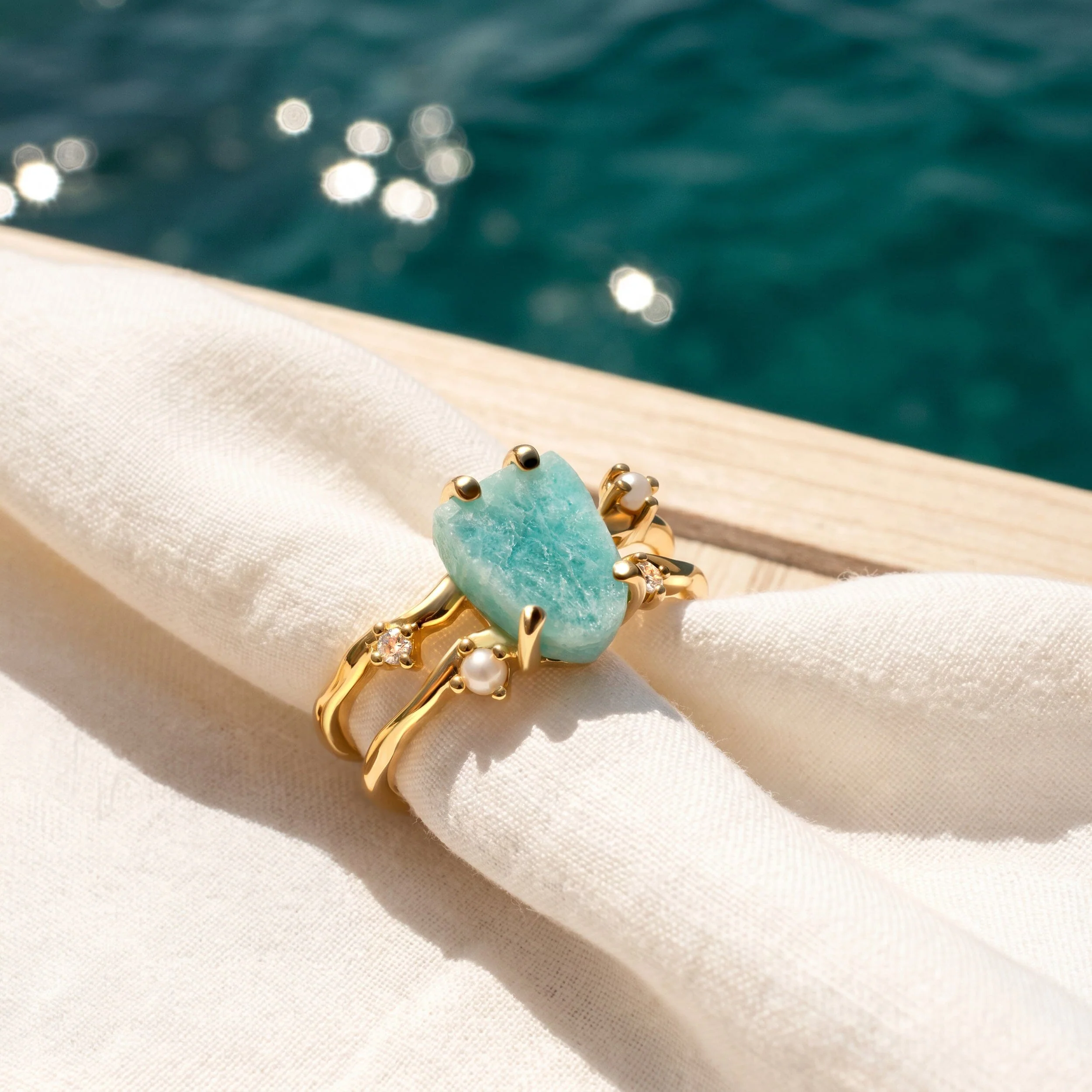 Amazonite Ring - Flow - Image 9