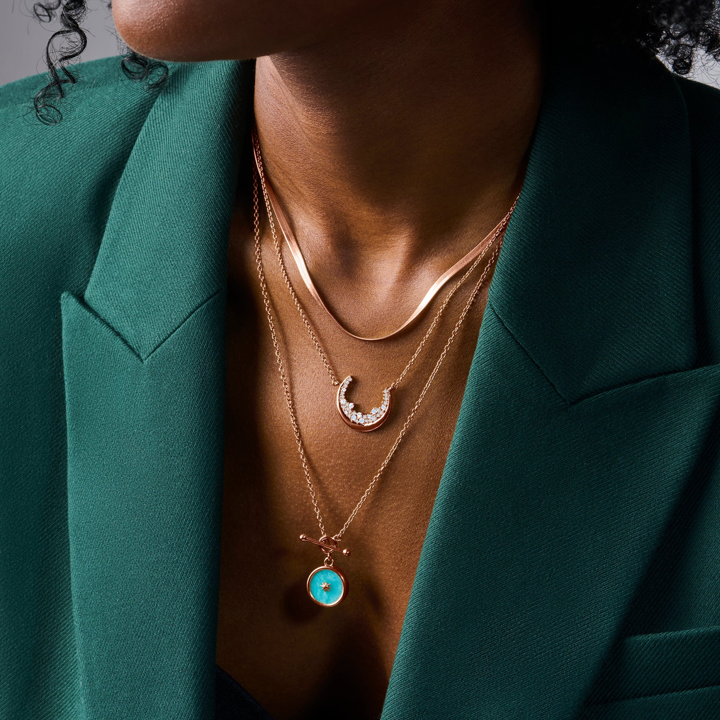 Amazonite T-Lock Necklace - Sol - Image 15