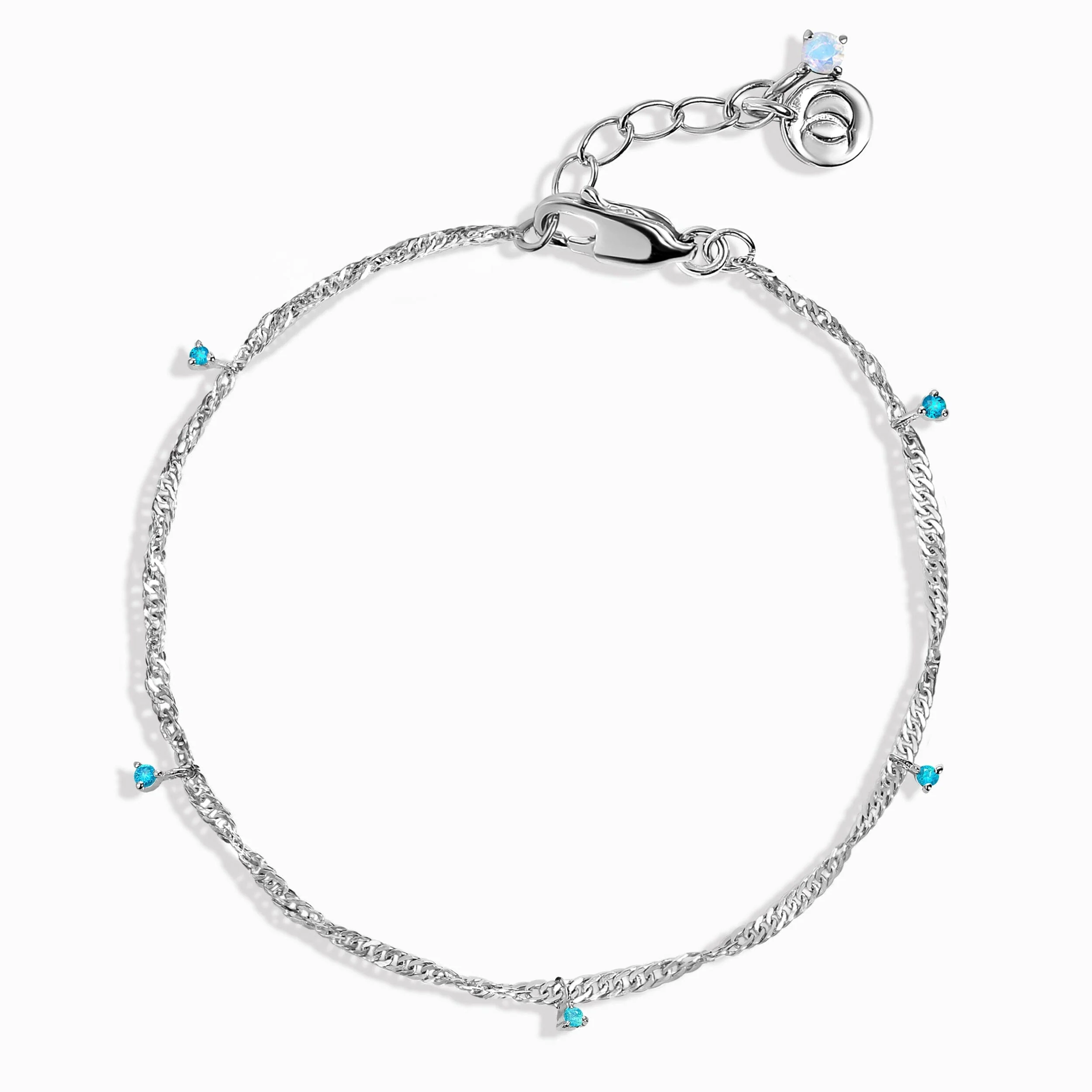 Apatite Anklet - Flowing