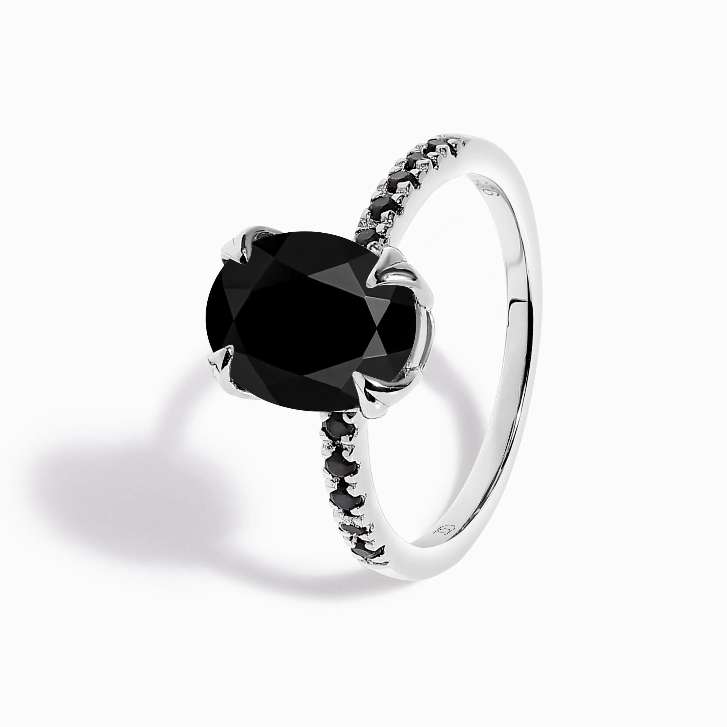 Black Obsidian Black Spinel Harlow & Infinite & Waves Rings - Image 12