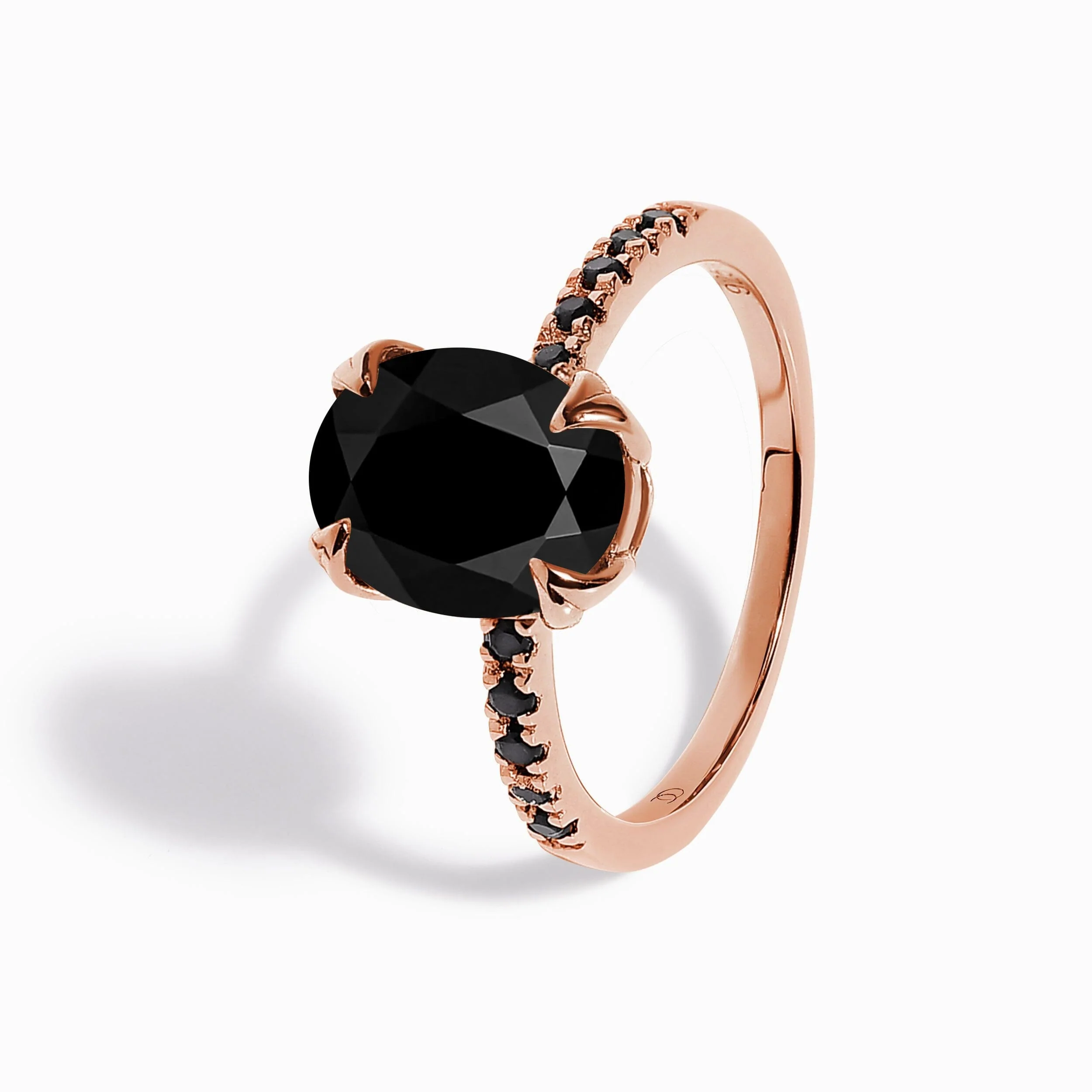Black Obsidian Black Spinel Harlow & Infinite & Waves Rings - Image 13