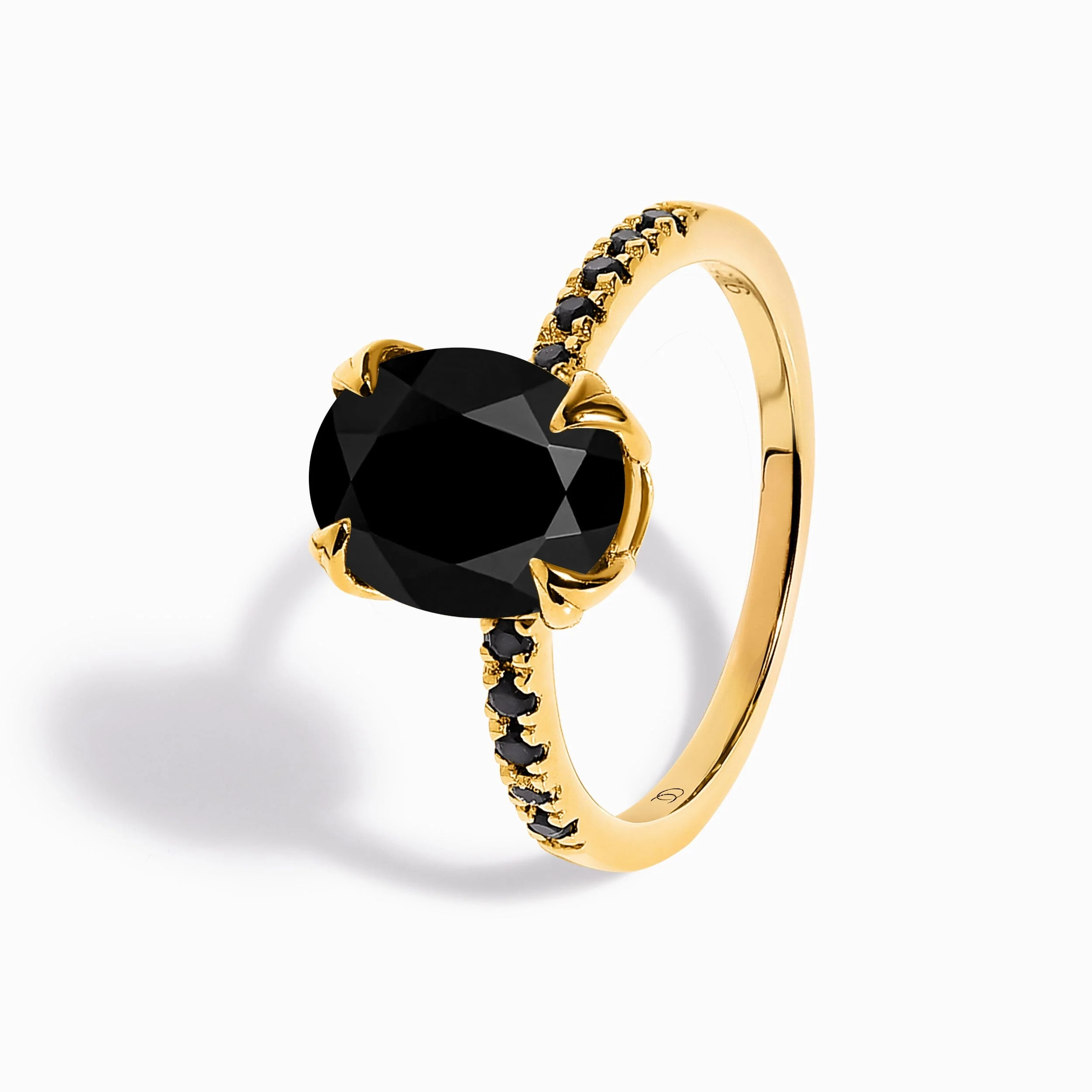 Black Obsidian Black Spinel Harlow & Infinite & Waves Rings - Image 14