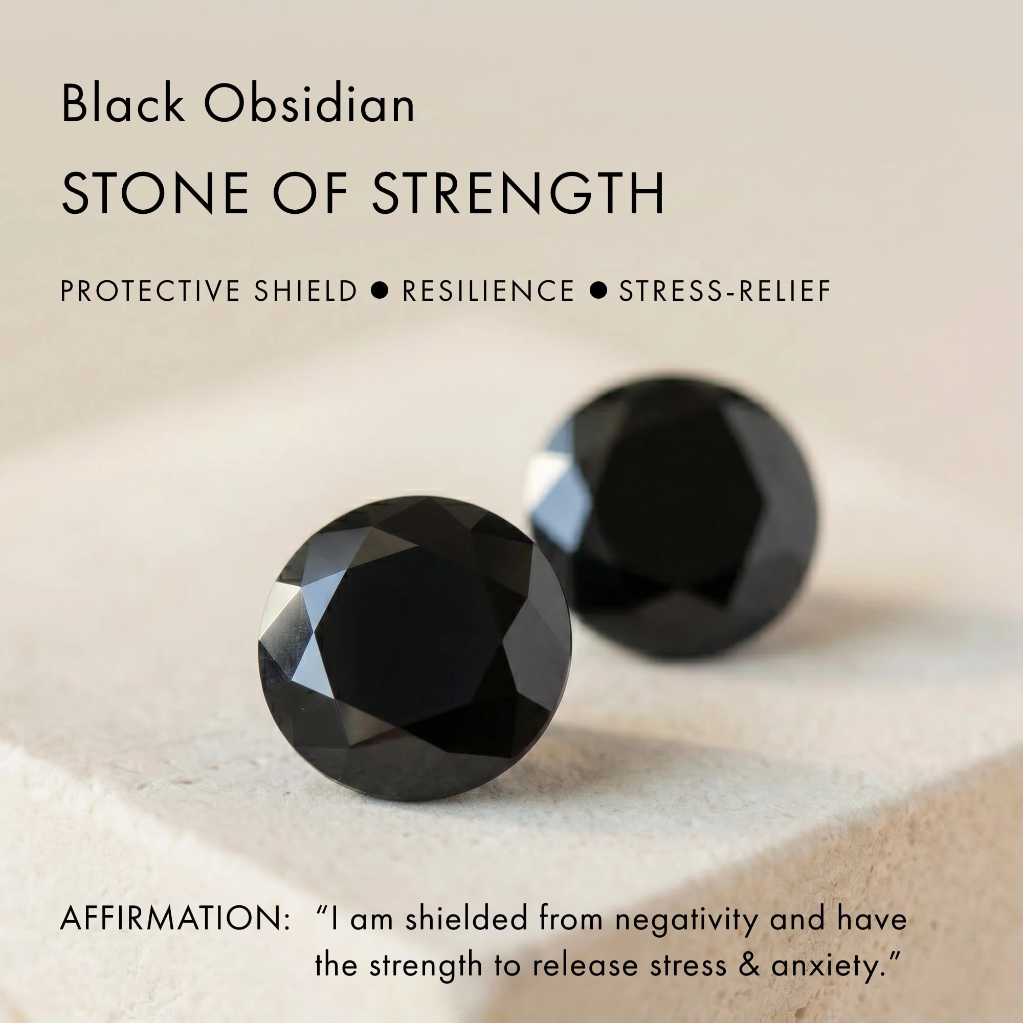 Black Obsidian Lab Diamond Ring - Flow - Image 13