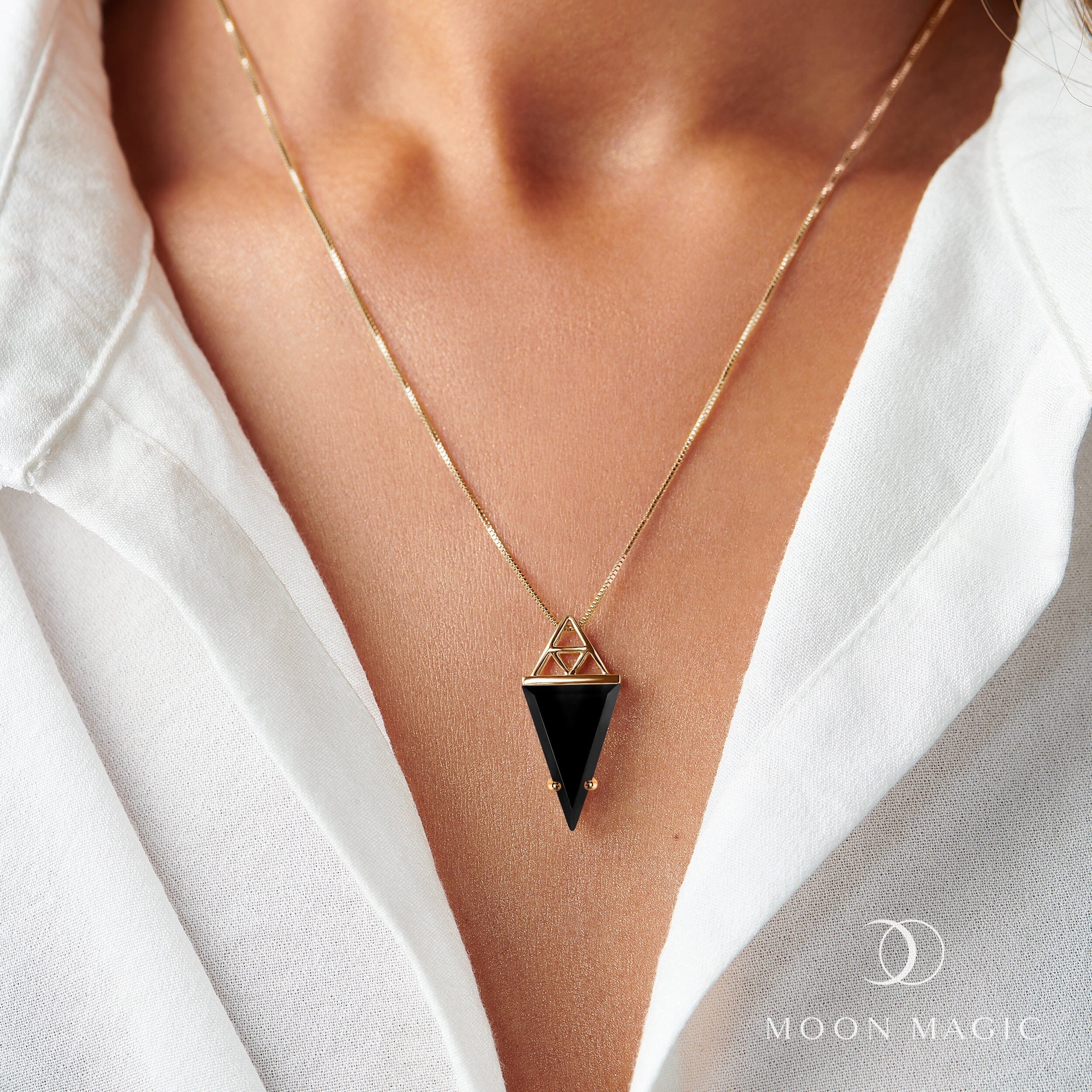 Black Obsidian Necklace - Myth - Image 12