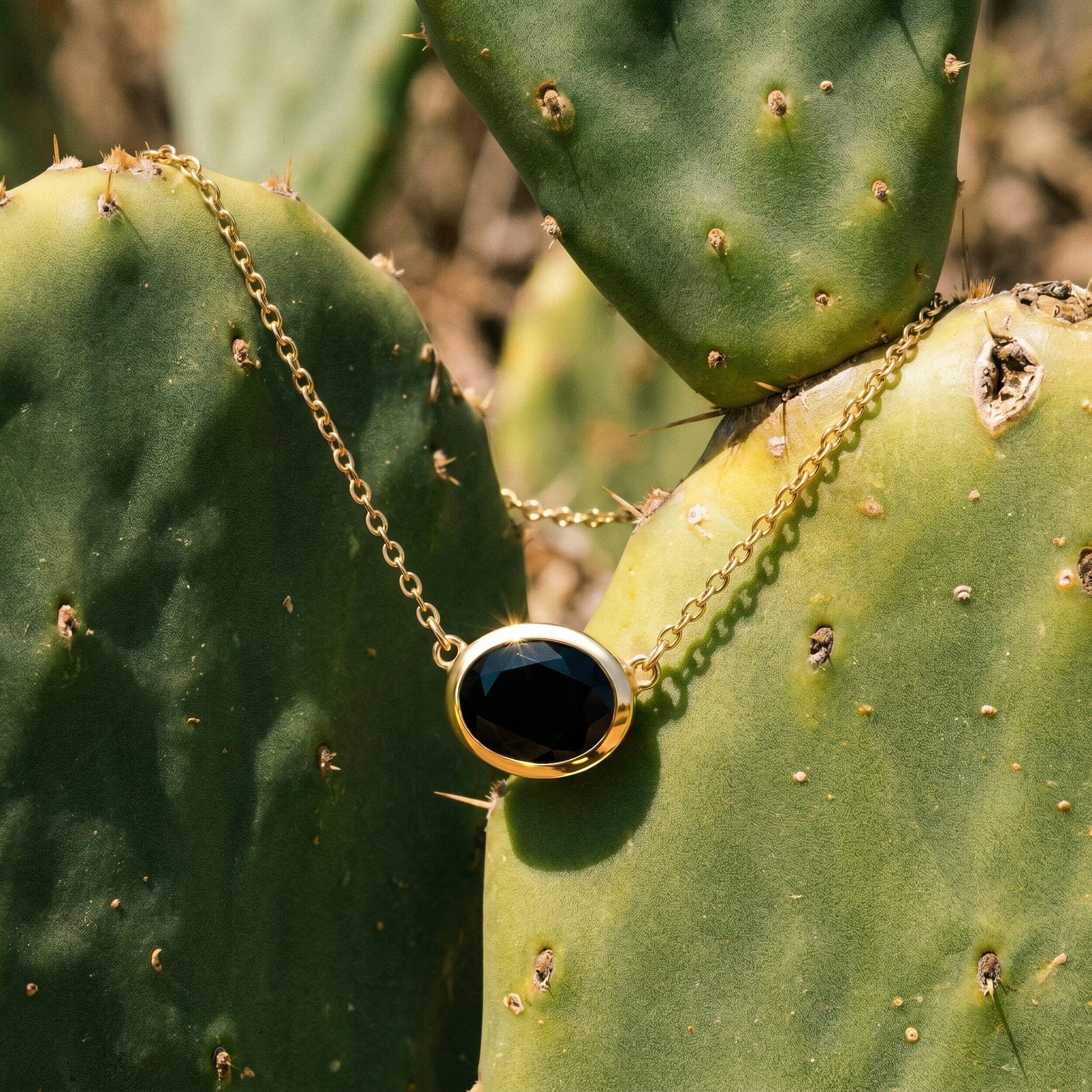 Black Obsidian Necklace - Skin-Touch - Image 19