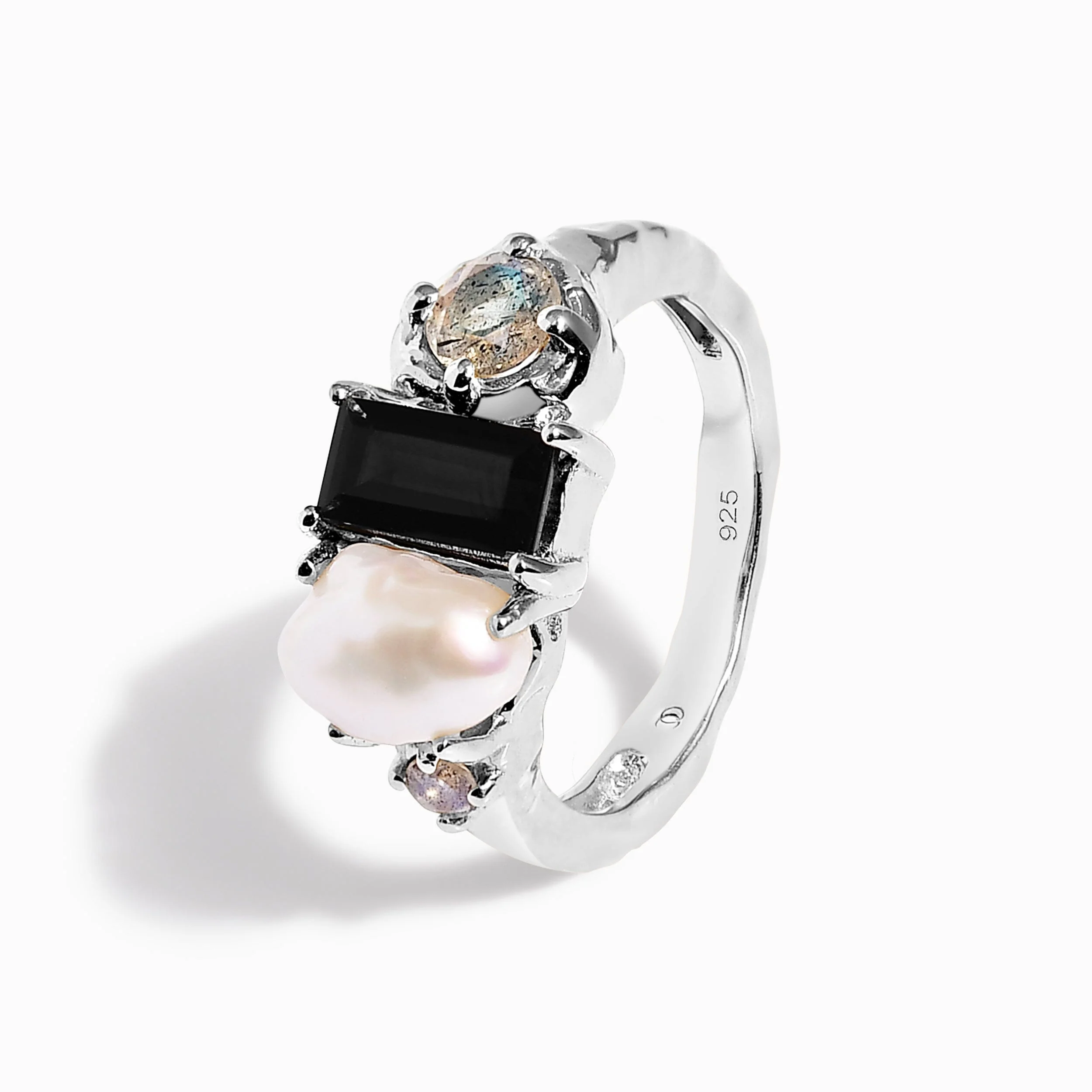 Black Obsidian Treasure & Waves Rings - Image 10