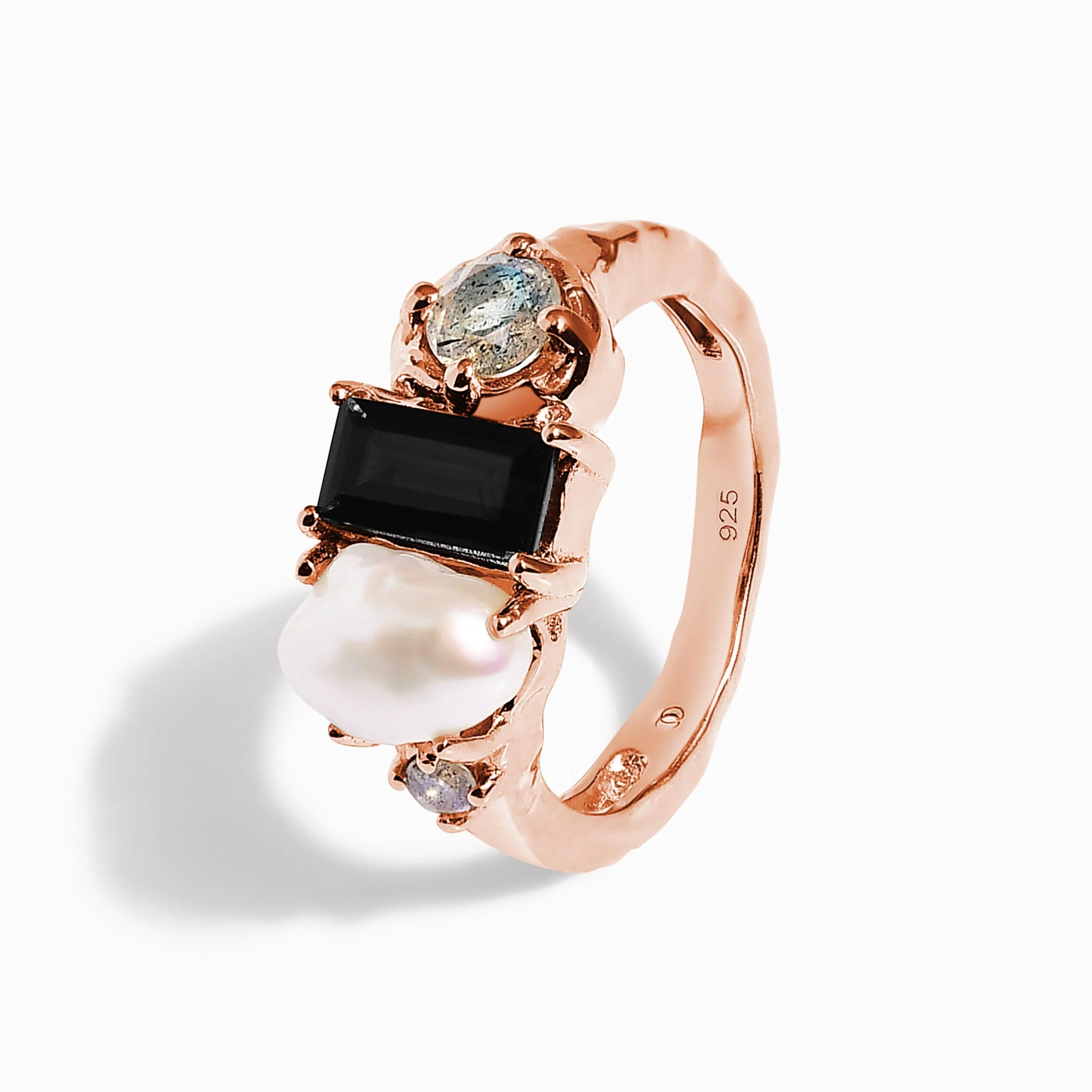 Black Obsidian Treasure & Waves Rings - Image 12