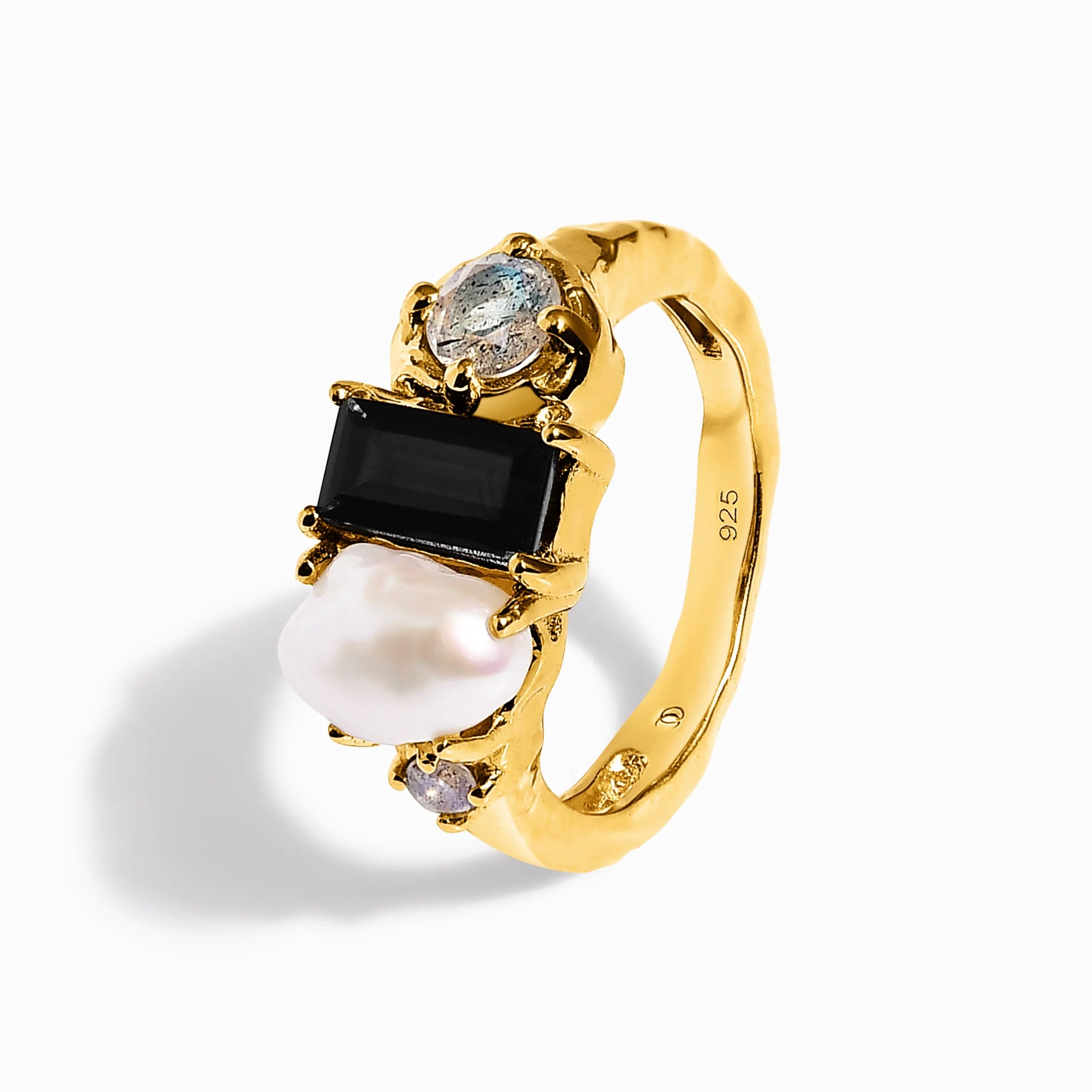 Black Obsidian Treasure & Waves Rings - Image 14