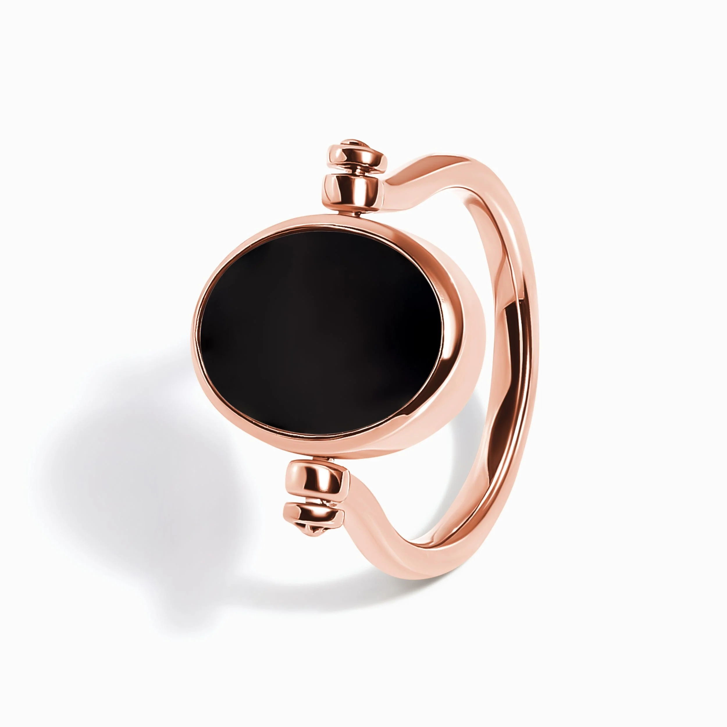 Black Obsidian Fidget Ring - Motion Medicine - Image 15
