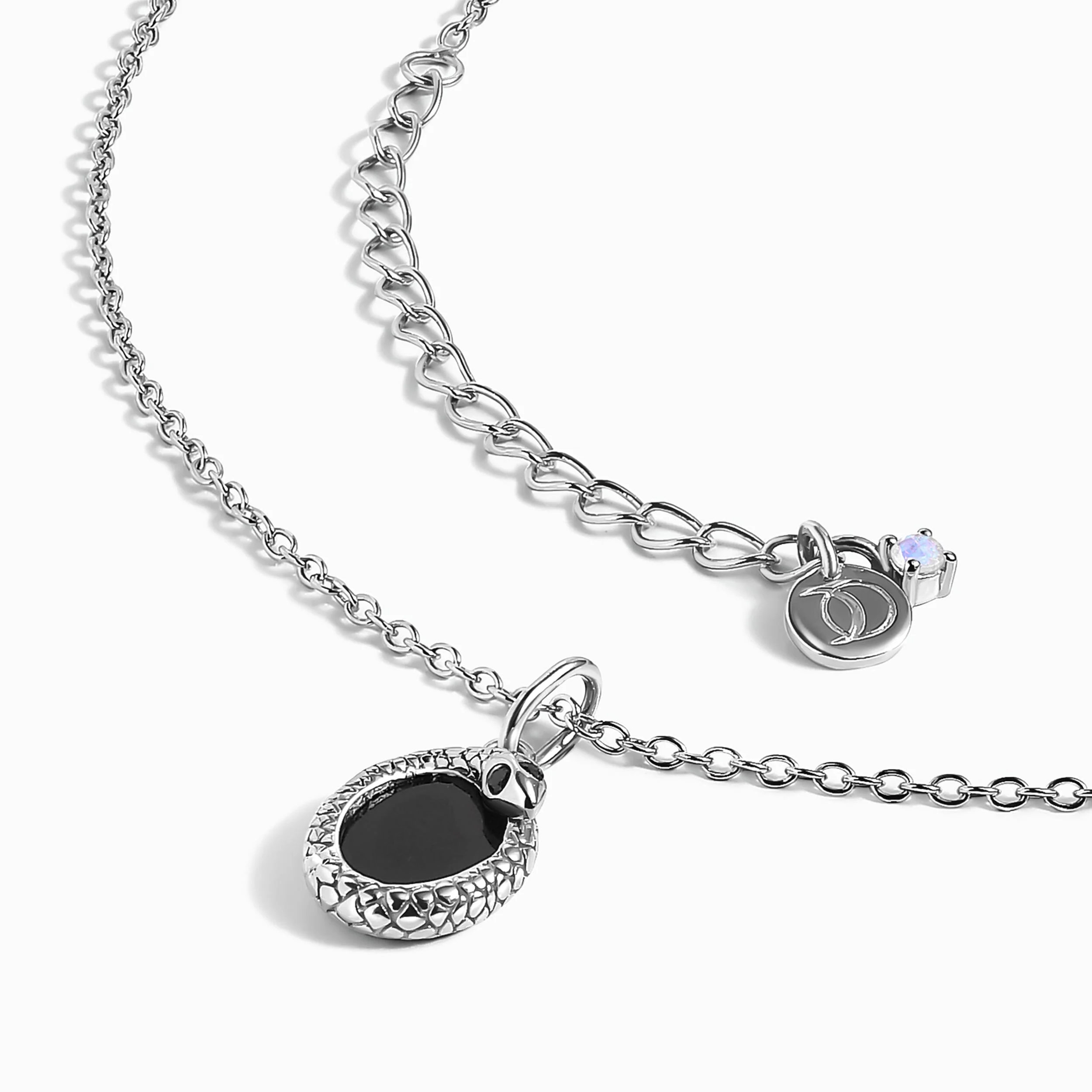 Black Onyx Necklace - Serpent - Image 5