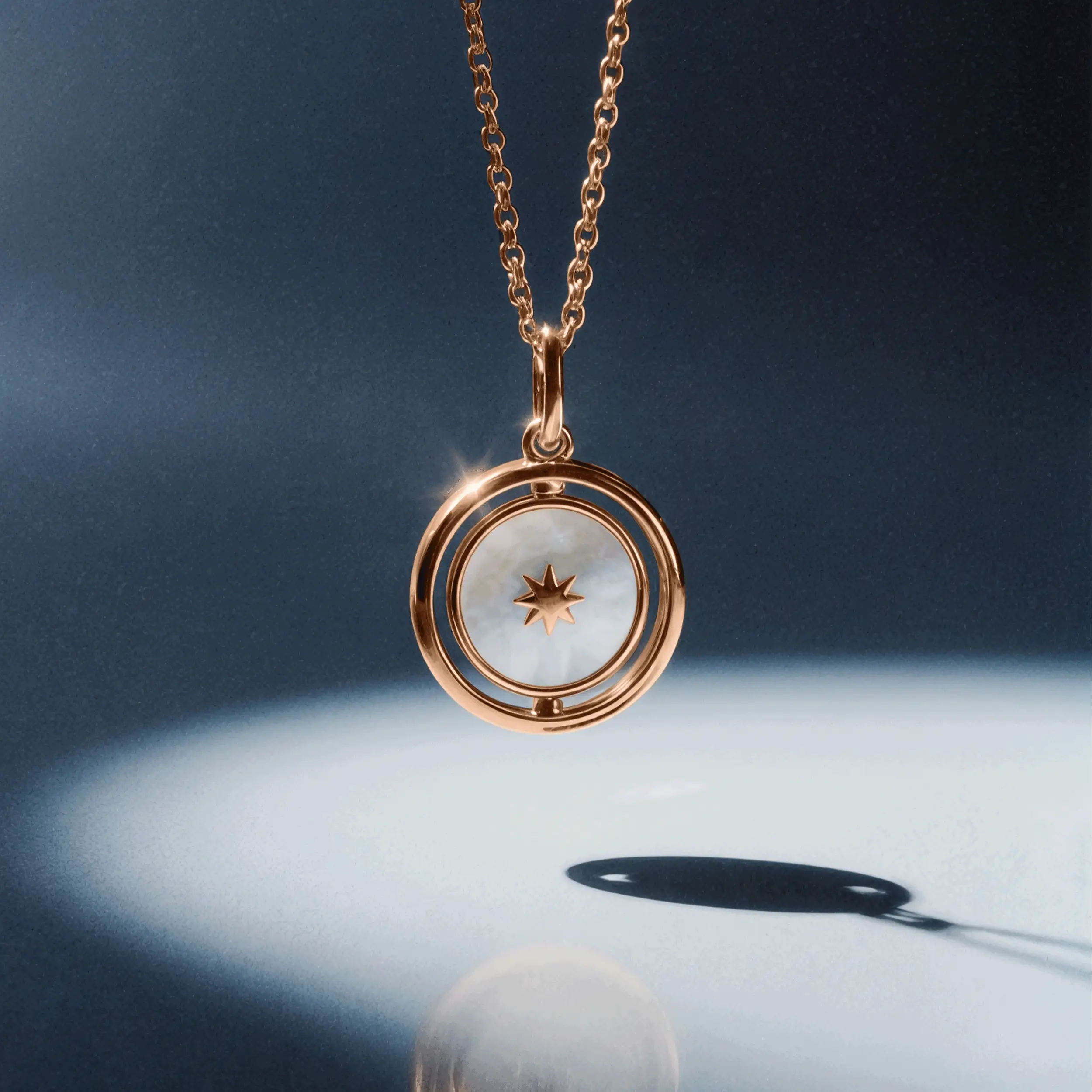 Black Onyx Night & Day Spinning Necklace & Herringbone Chain - Image 13