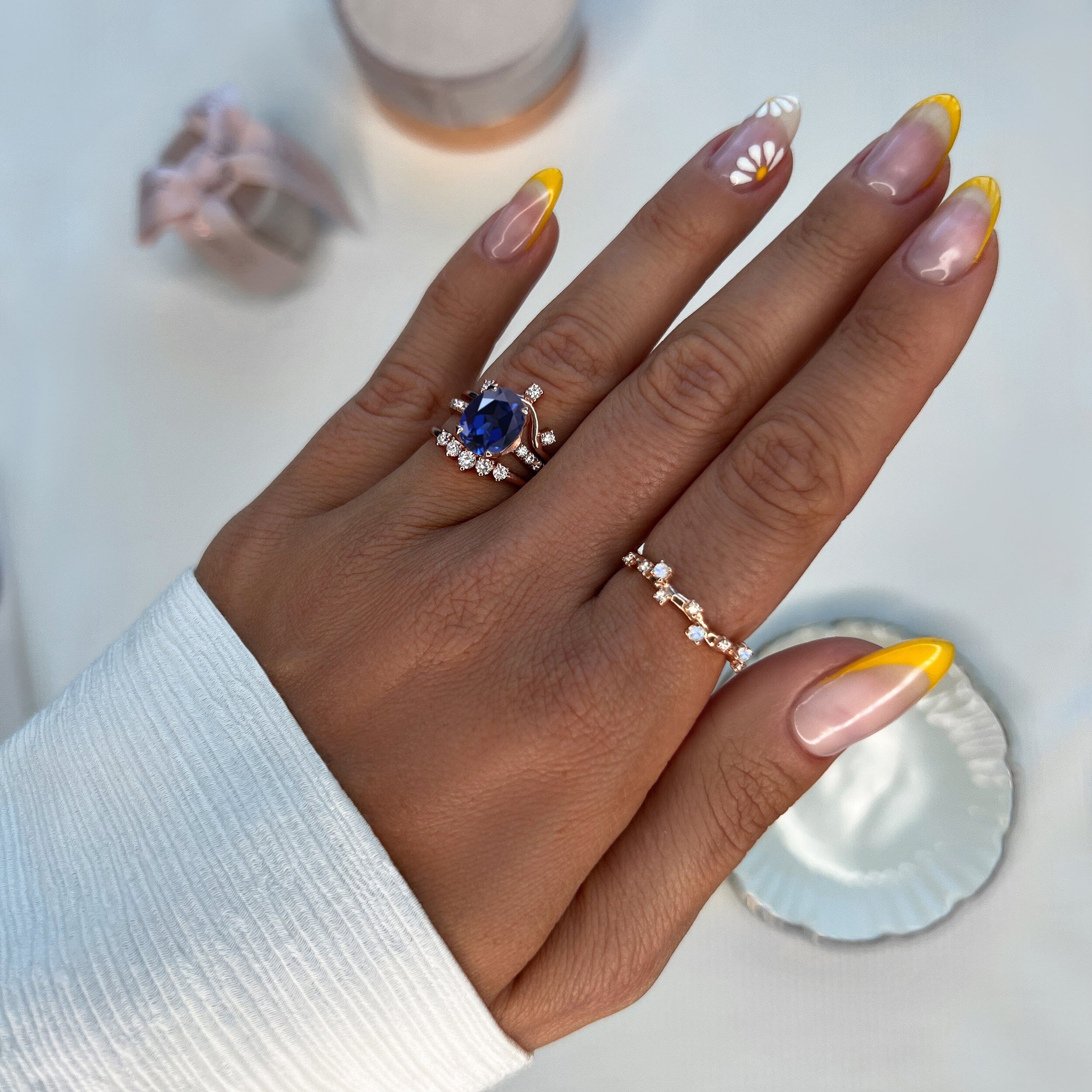 Blue Sapphire Ring - Harlow - Image 15