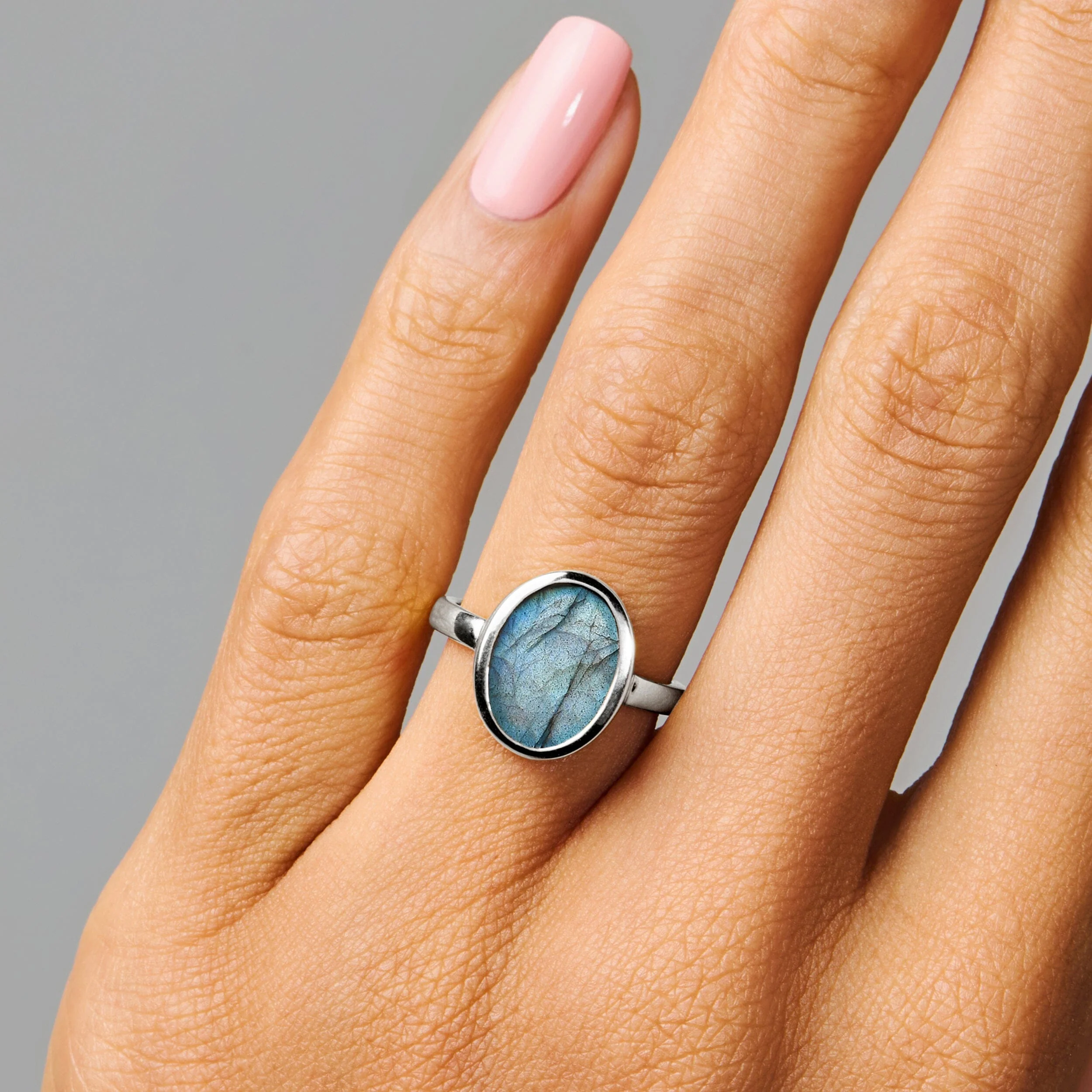 Crystal Ring - Enfolded Labradorite - Image 18