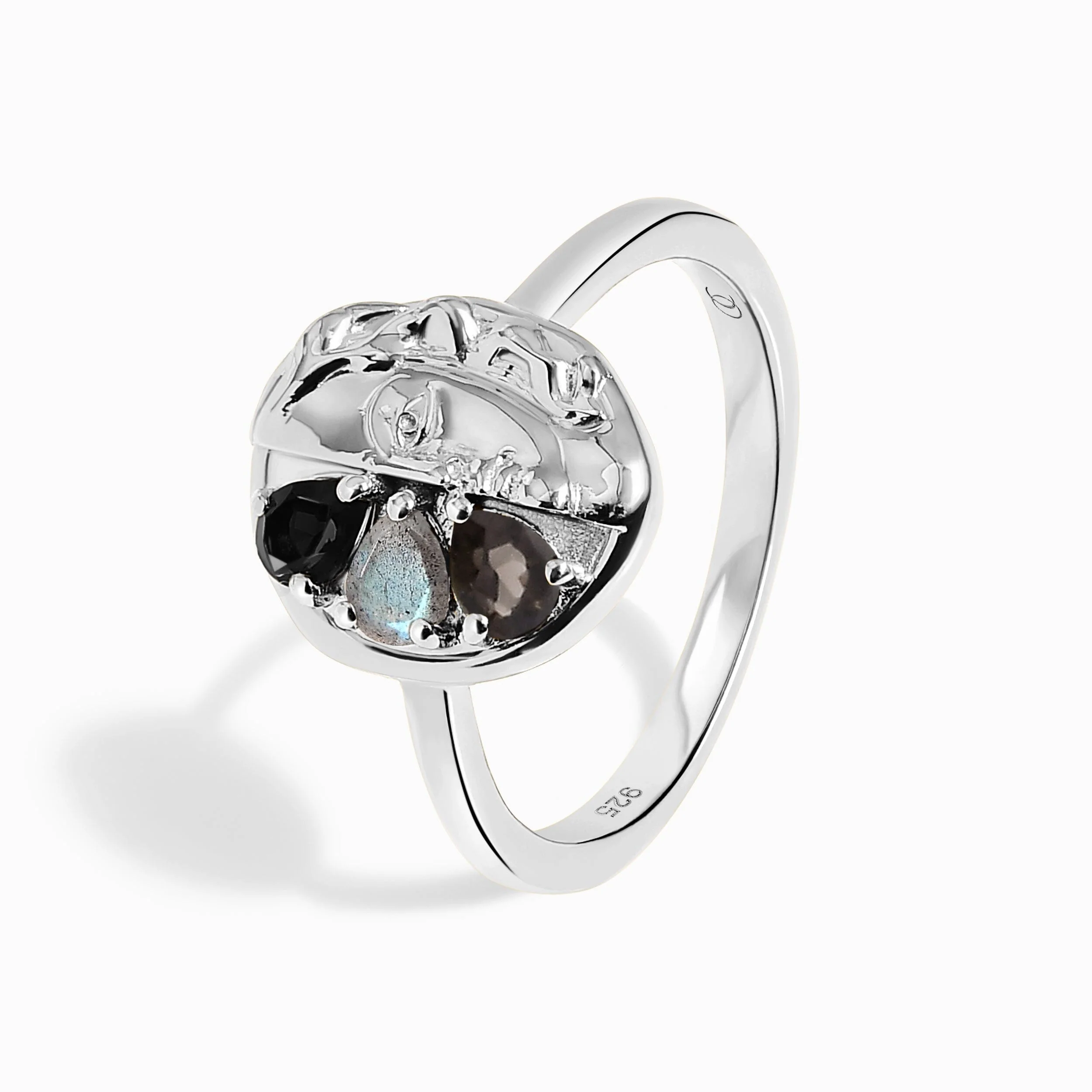 Dark Gradient Ring - Goddess & Waves Band - Image 9