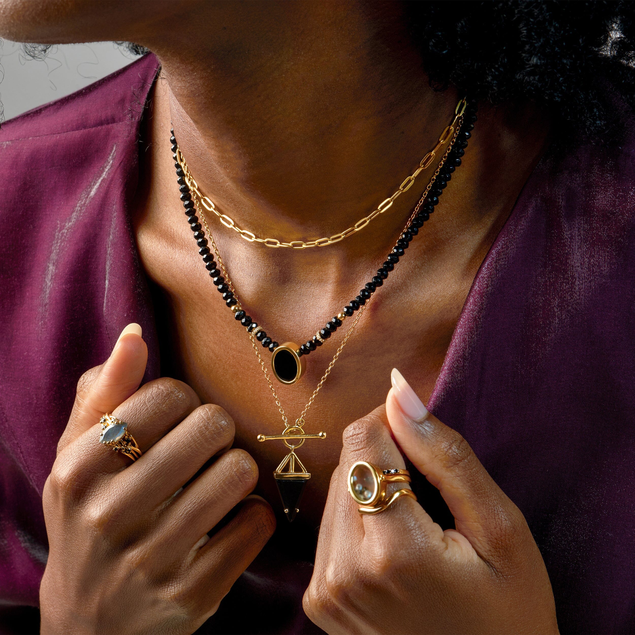 Enfolded & Heroine & Widelink Necklaces - Image 4