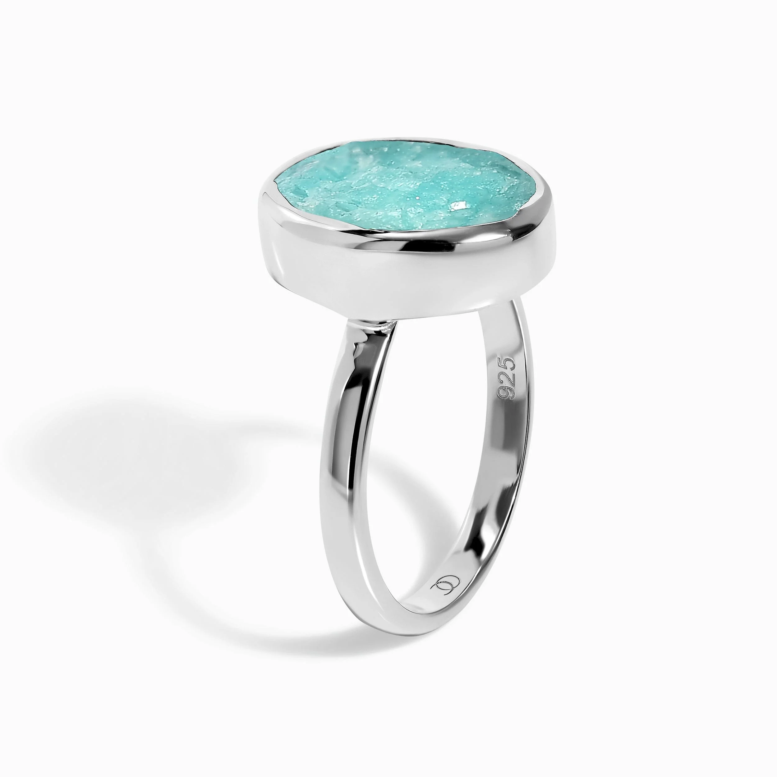 Enfolded Amazonite & Waves Rings - Image 11