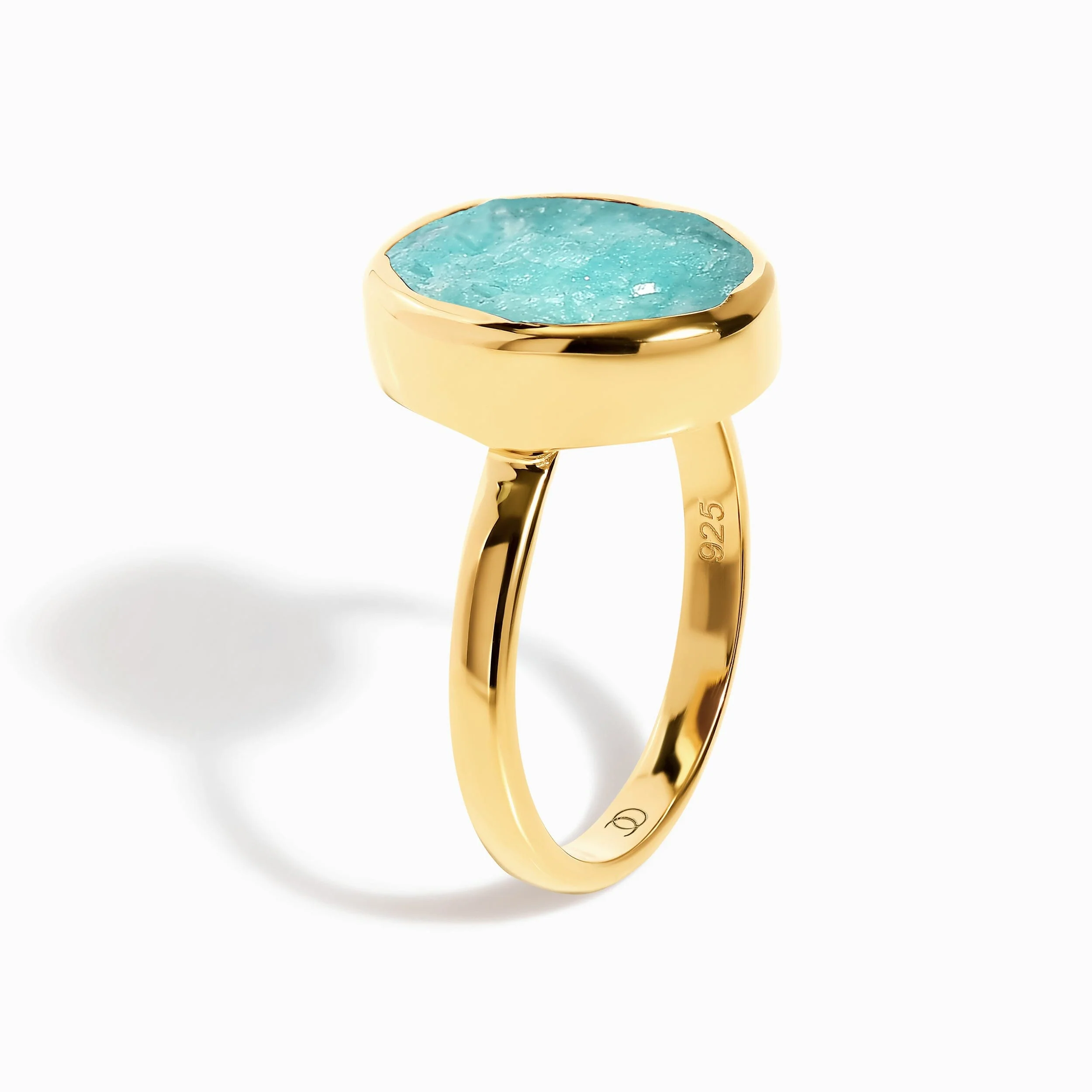 Enfolded Amazonite & Waves Rings - Image 13