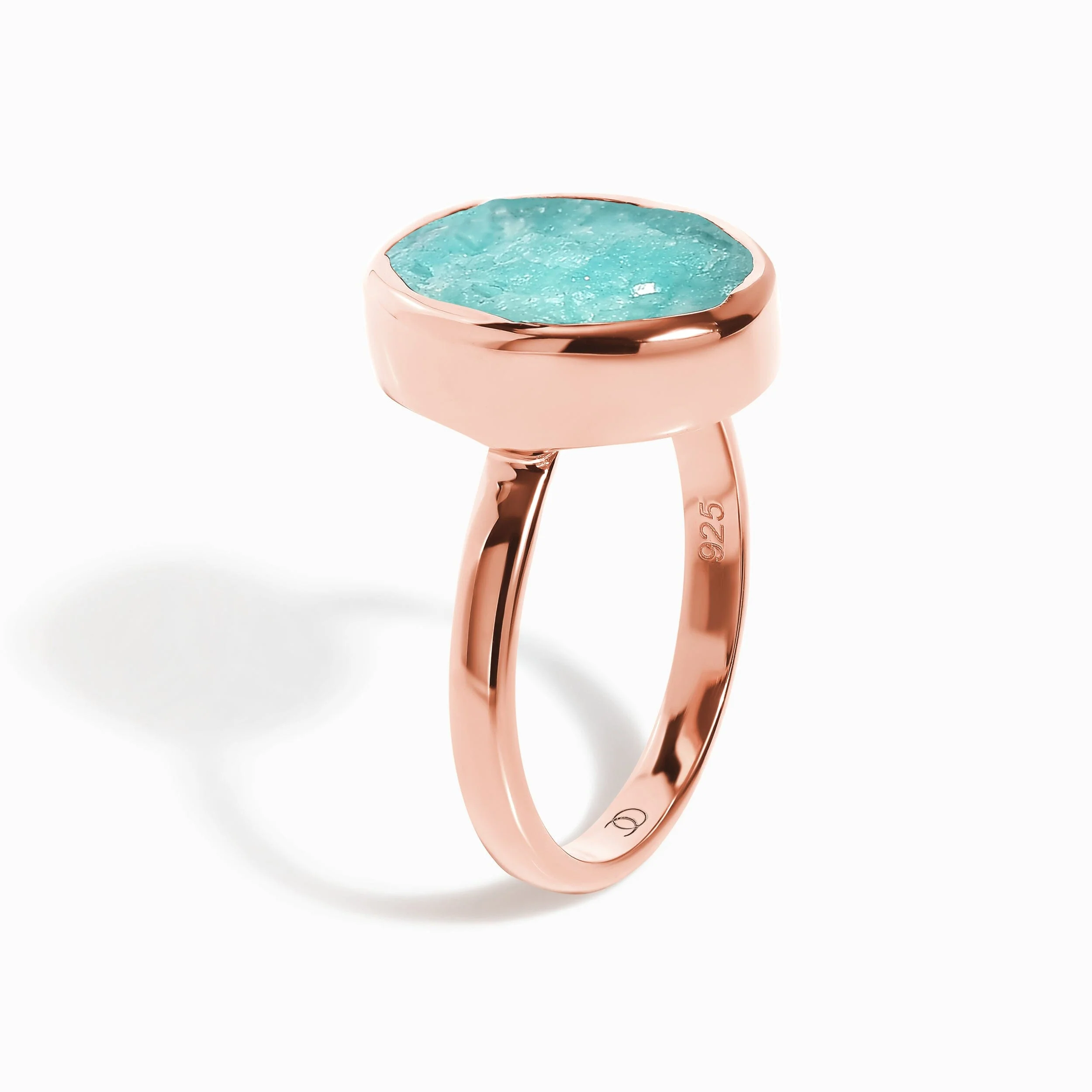 Enfolded Amazonite & Waves Rings - Image 12