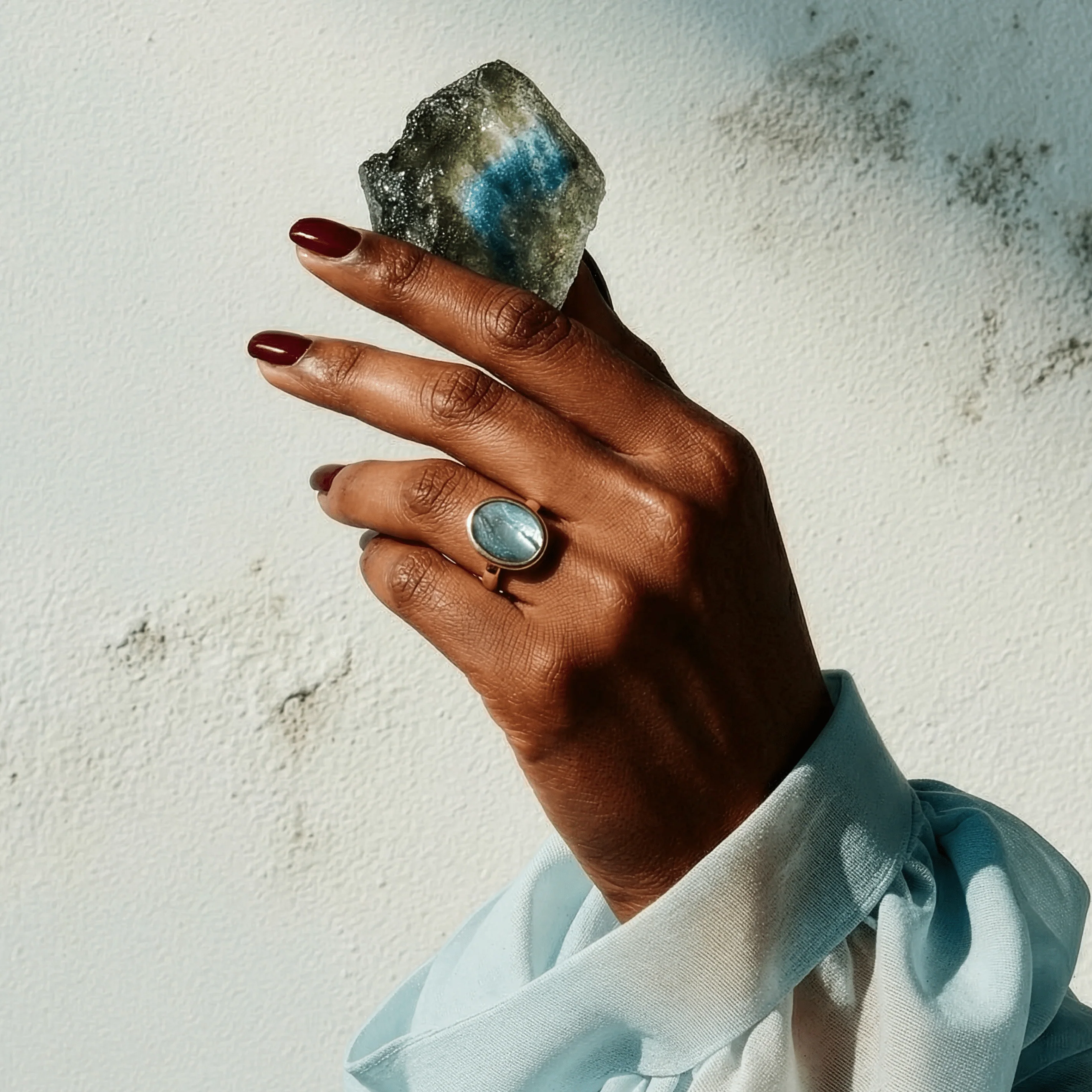 Enfolded Labradorite & Infinite & Waves Rings - Image 14