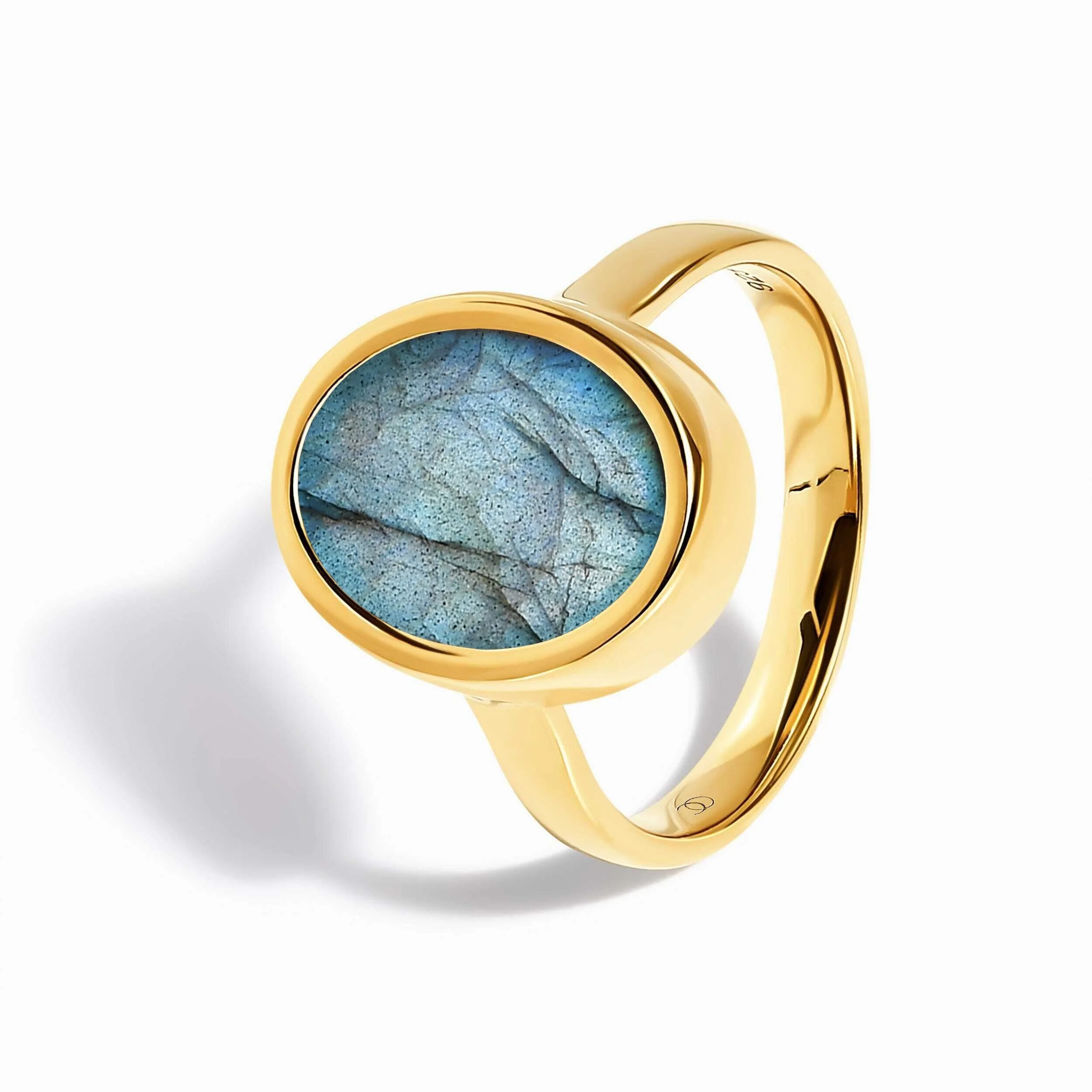Enfolded Labradorite & Waves Rings - Image 16