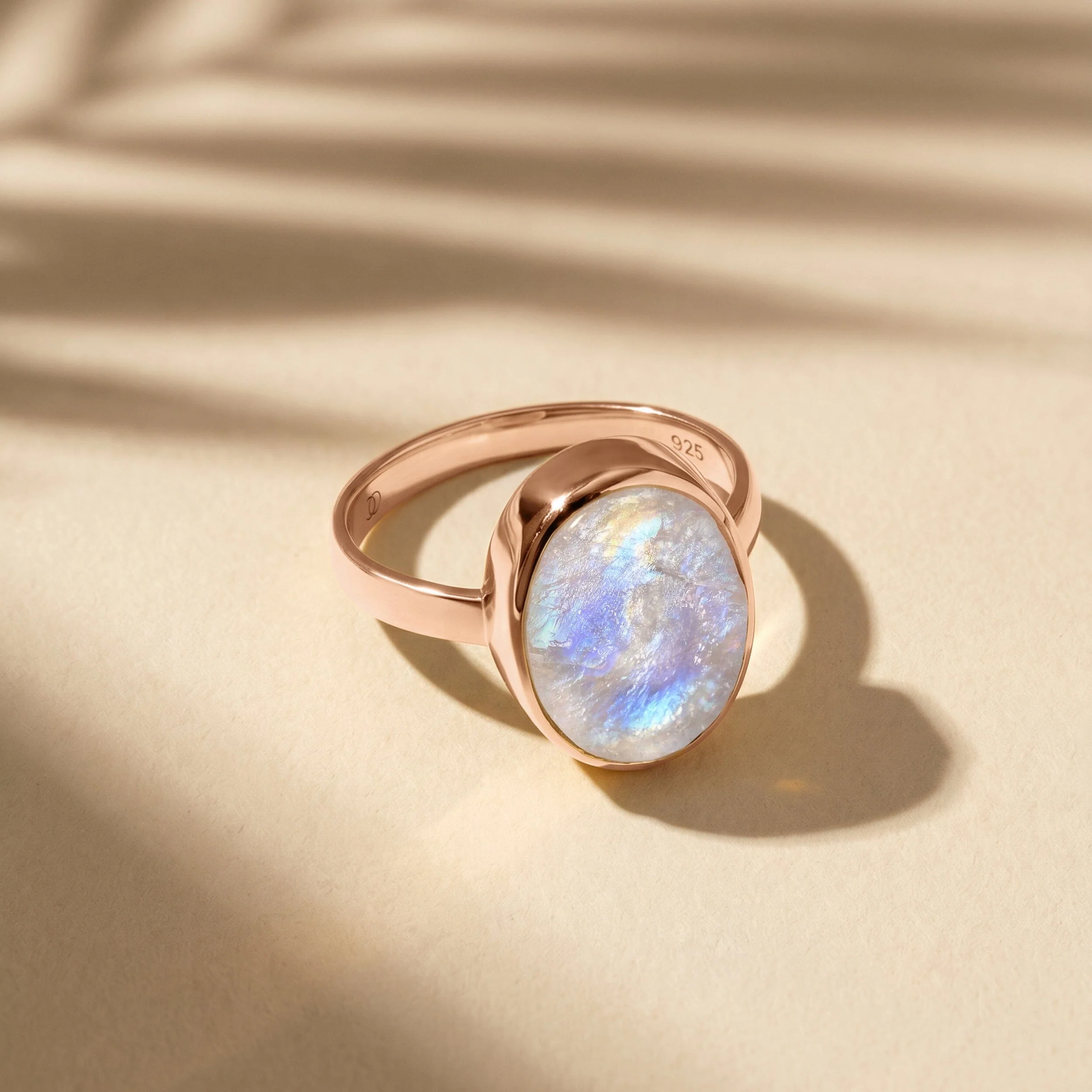Raw Crystal Ring - Enfolded Moonstone - Image 21