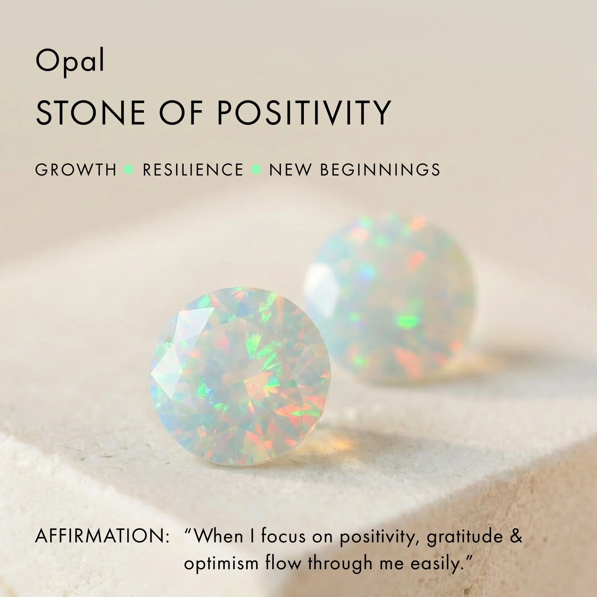 Fine Opal Lab Diamond Ring - Lania - Image 7