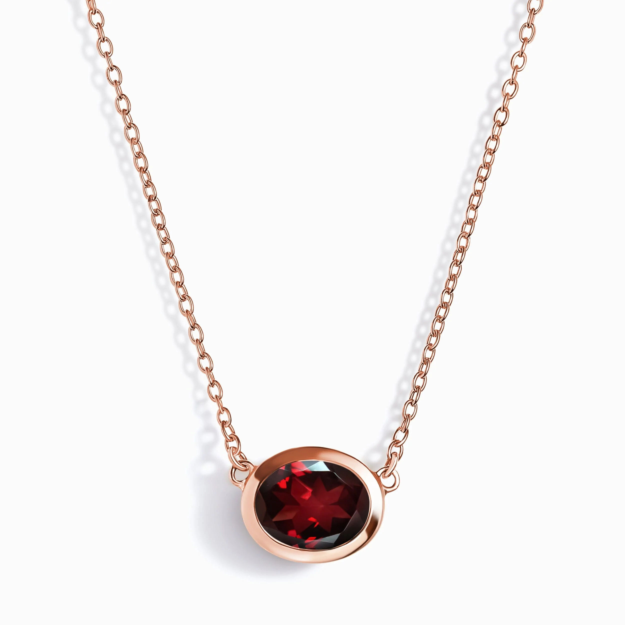 Garnet Necklace - Skin-Touch - Image 4