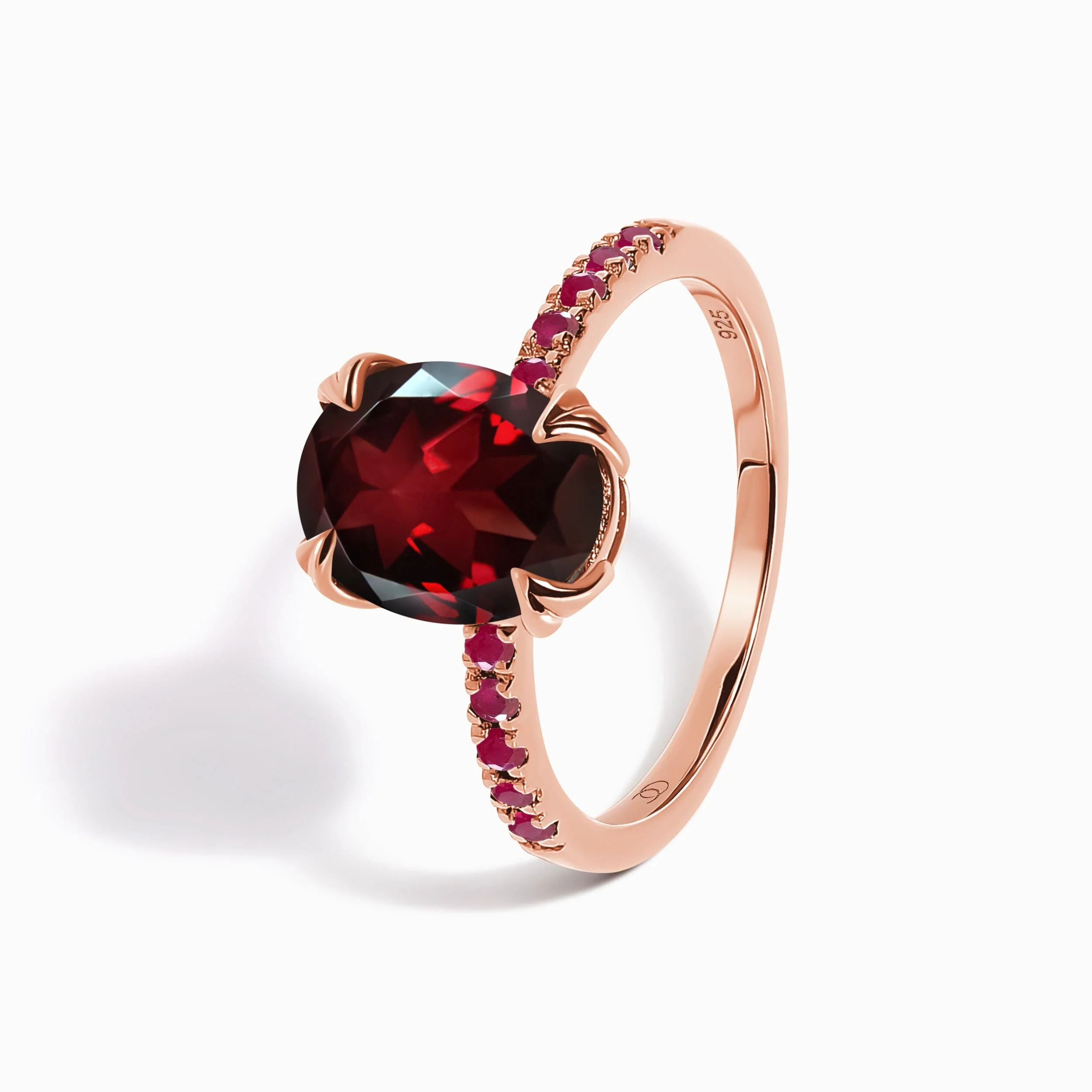 Garnet Ruby Harlow & Waves Rings - Image 11