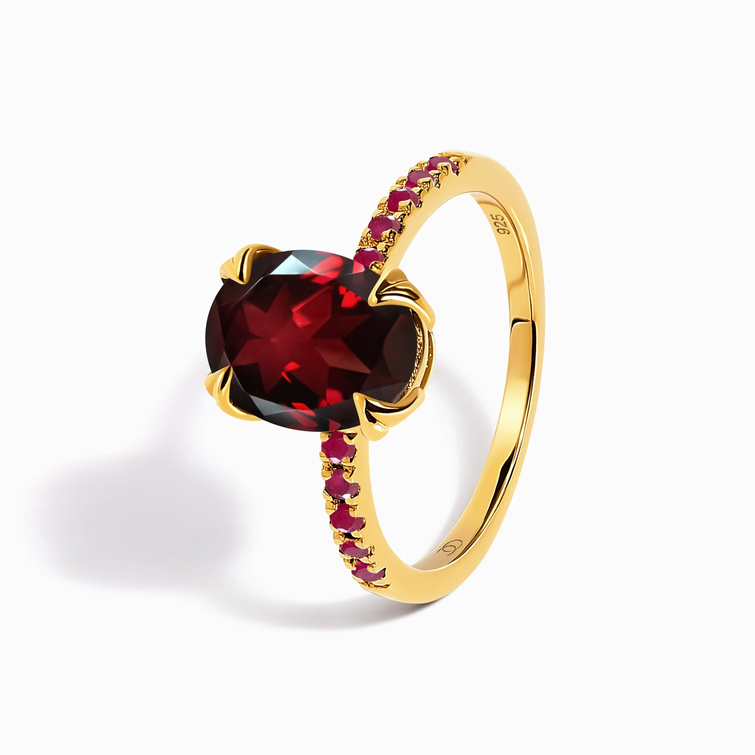 Garnet Ruby Harlow & Waves Rings - Image 13