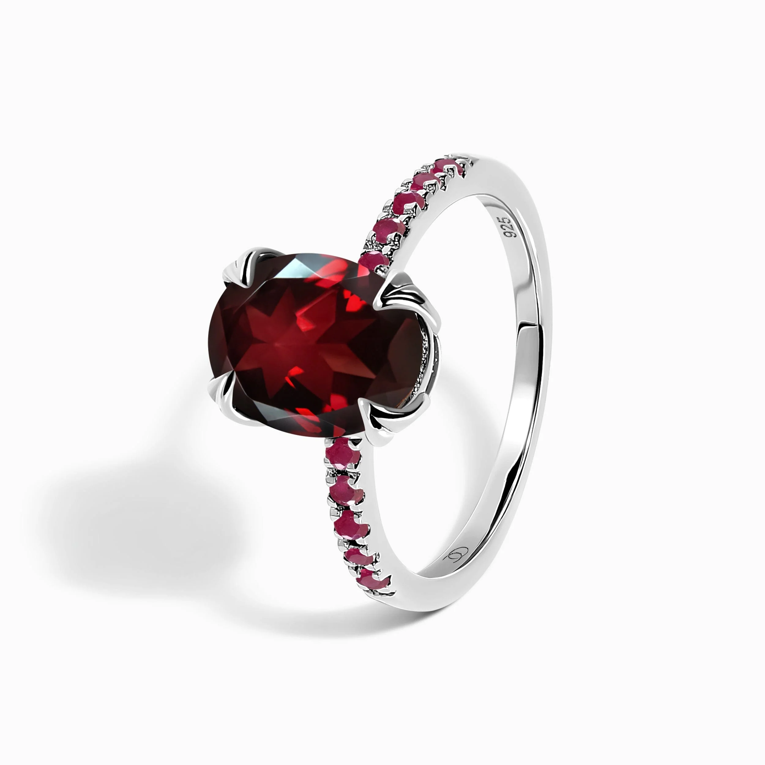 Garnet Ruby Harlow & Waves Rings - Image 9