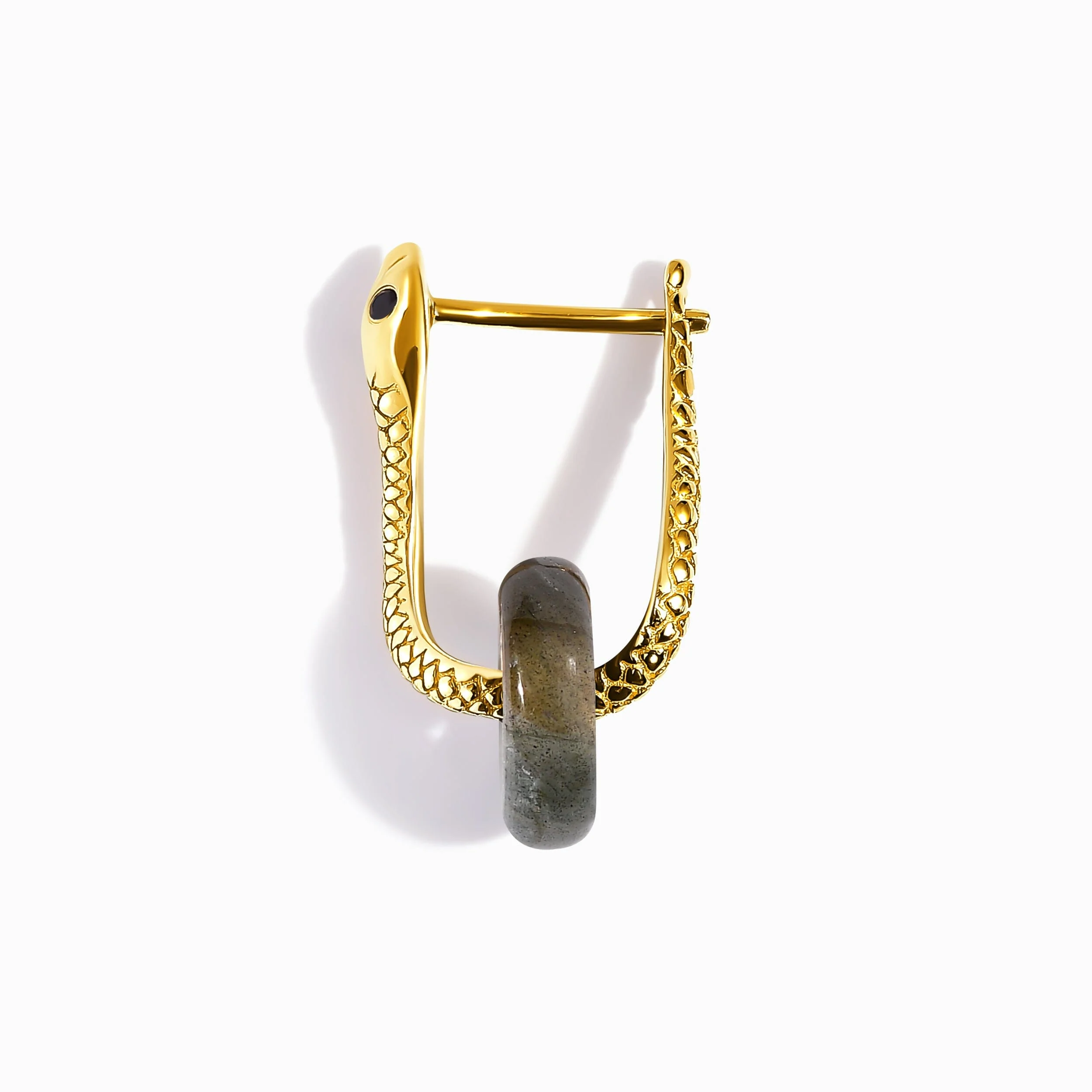 Labradorite Earrings - Serpent - Image 11