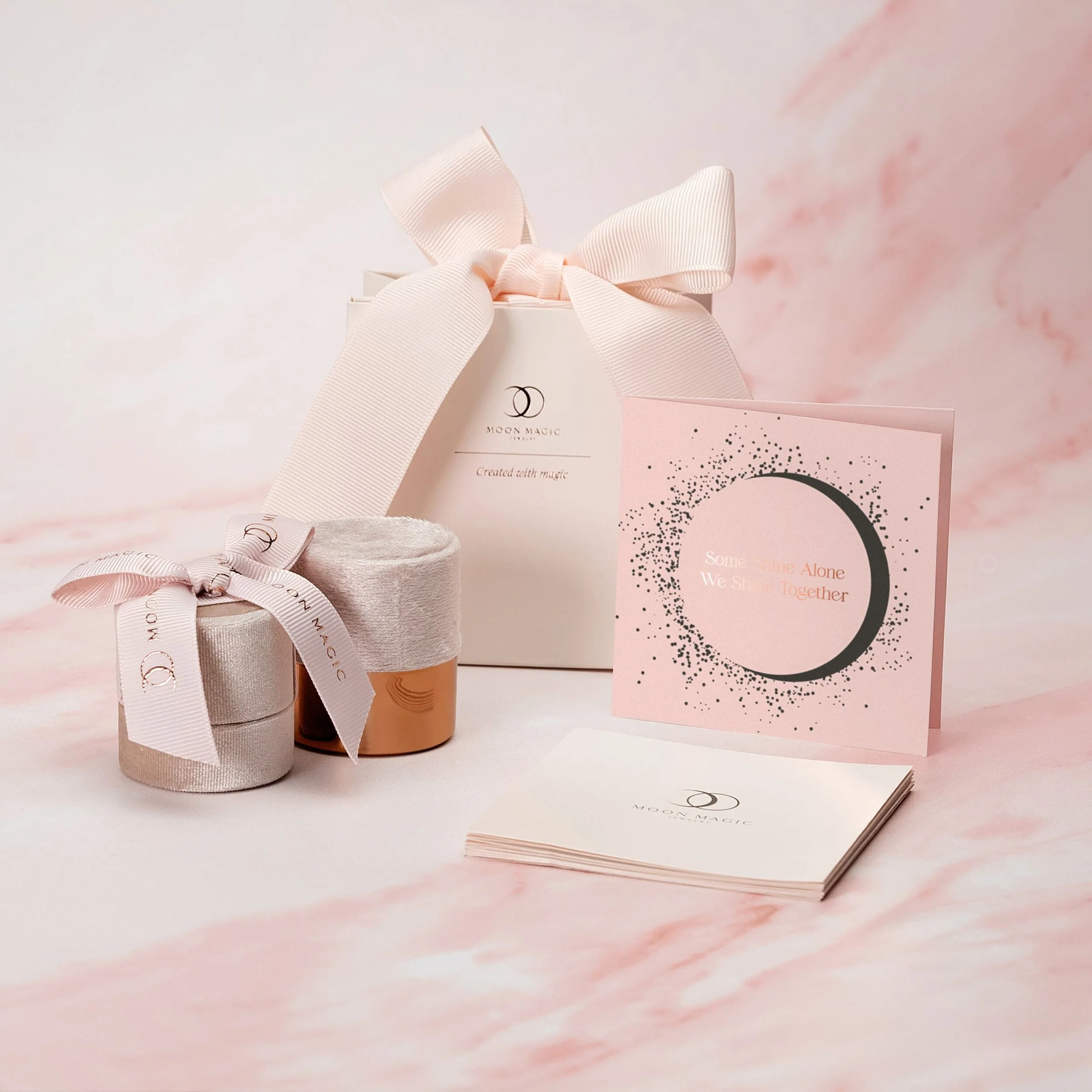 Light Pink Gift Bag & Card Set - Image 6
