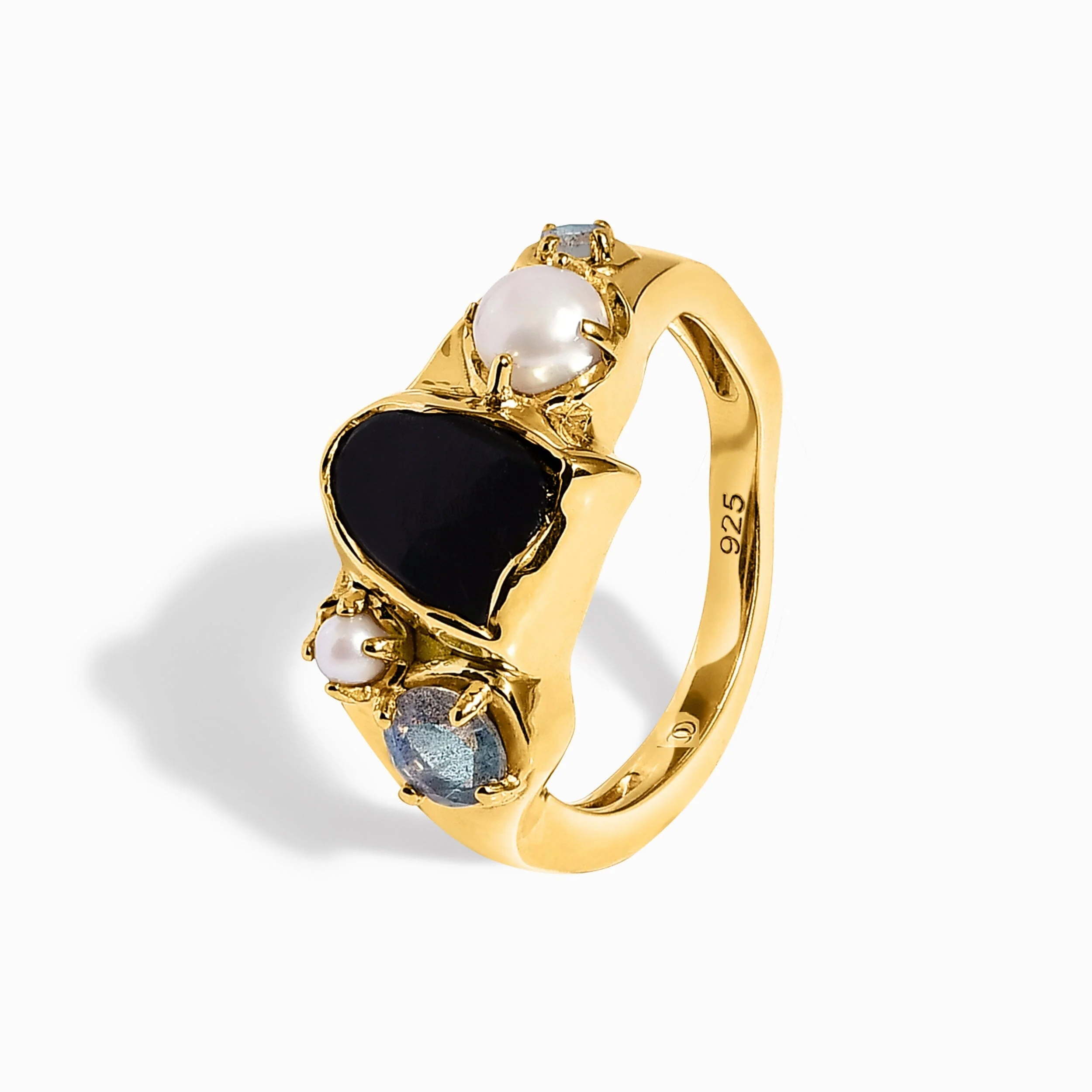 Black Obsidian Heirloom & Magma Rings - Image 18