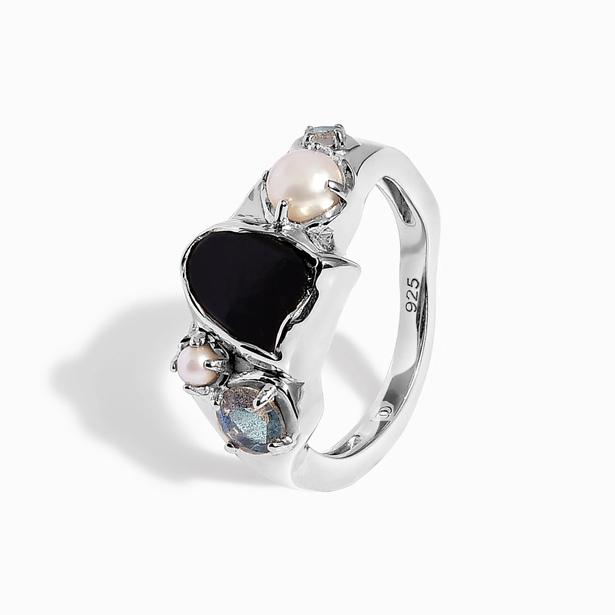 Black Obsidian Heirloom & Magma Rings - Image 9