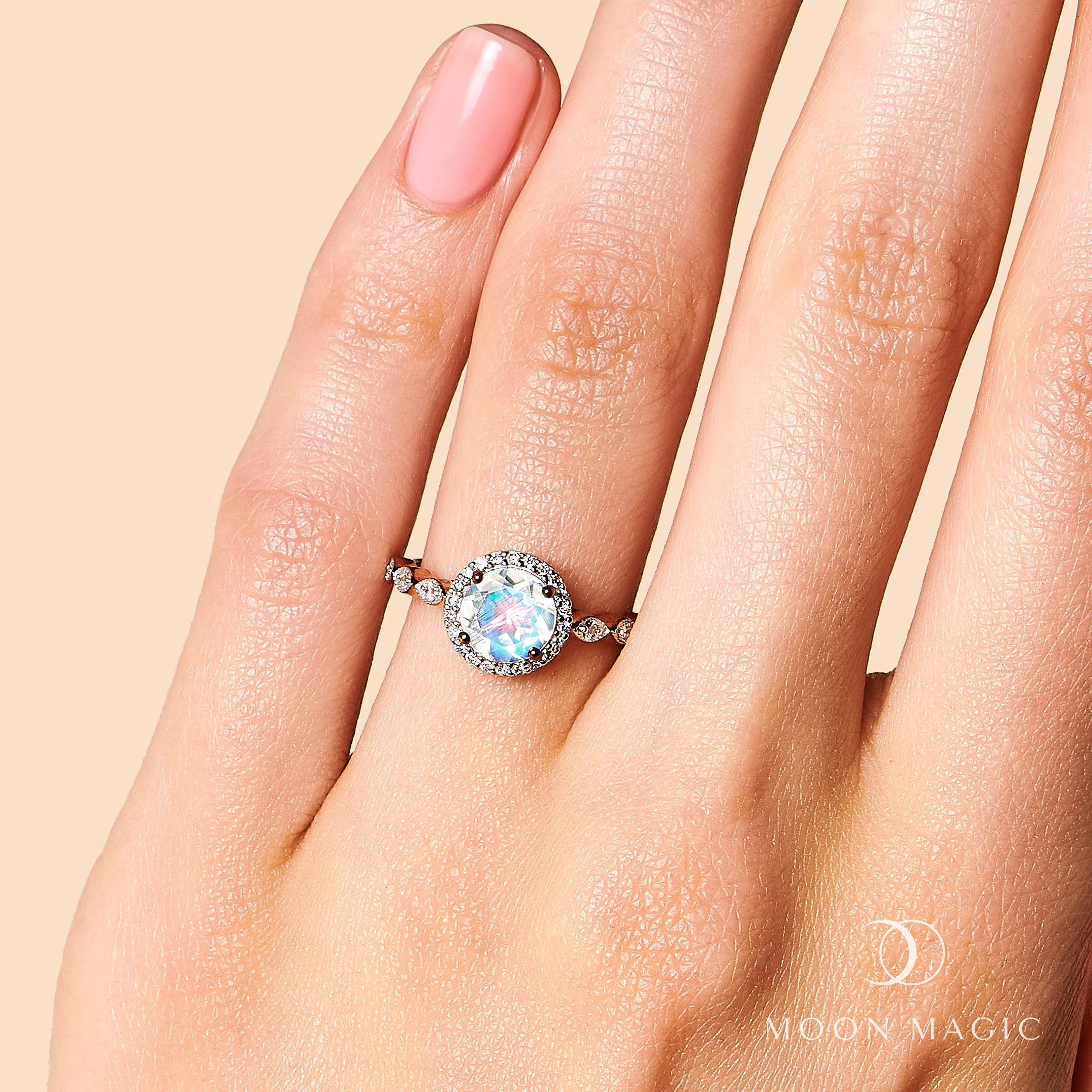 Moonstone Diamond Ring - Soulmate - Image 2