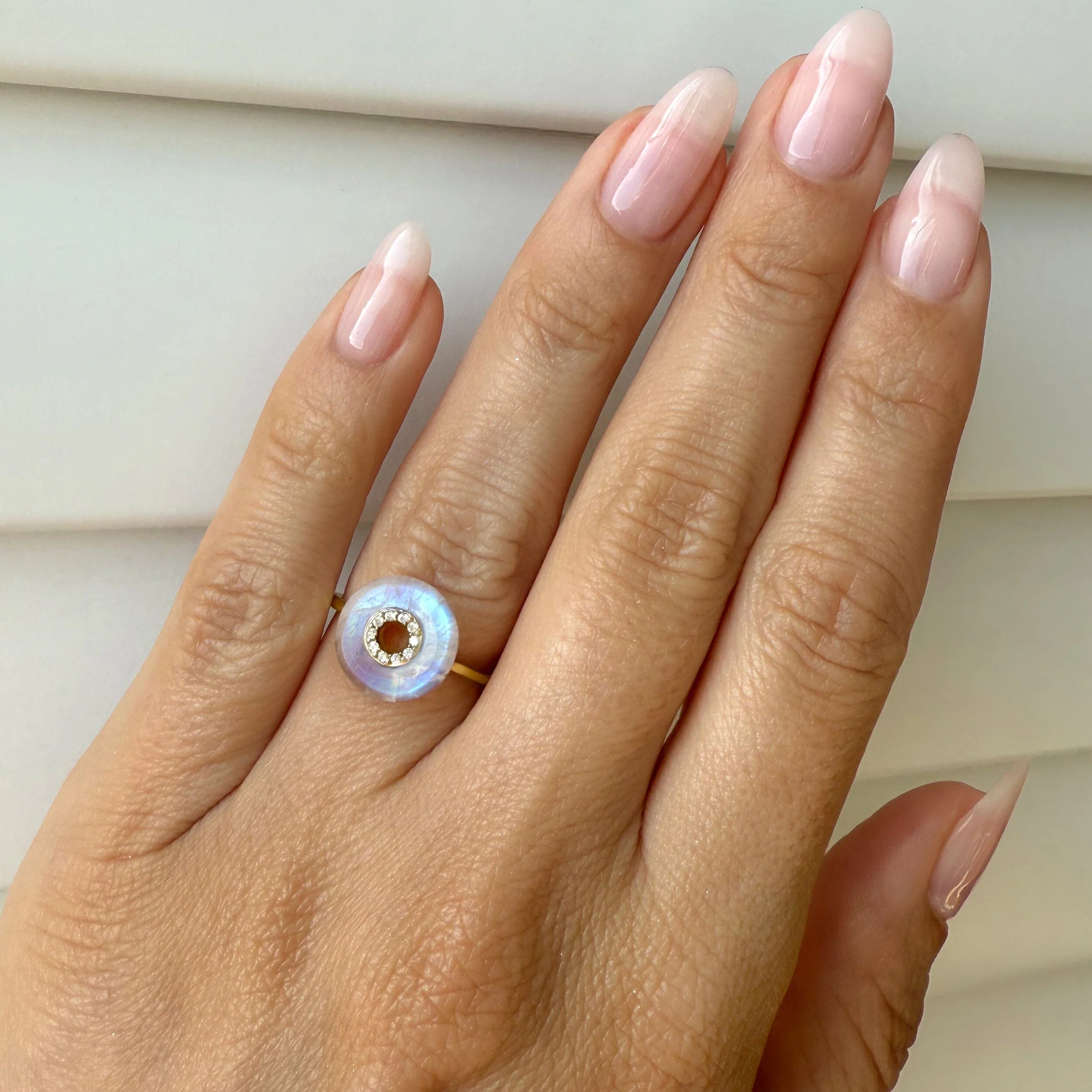 Moonstone Fidget Ring - Liora - Image 6