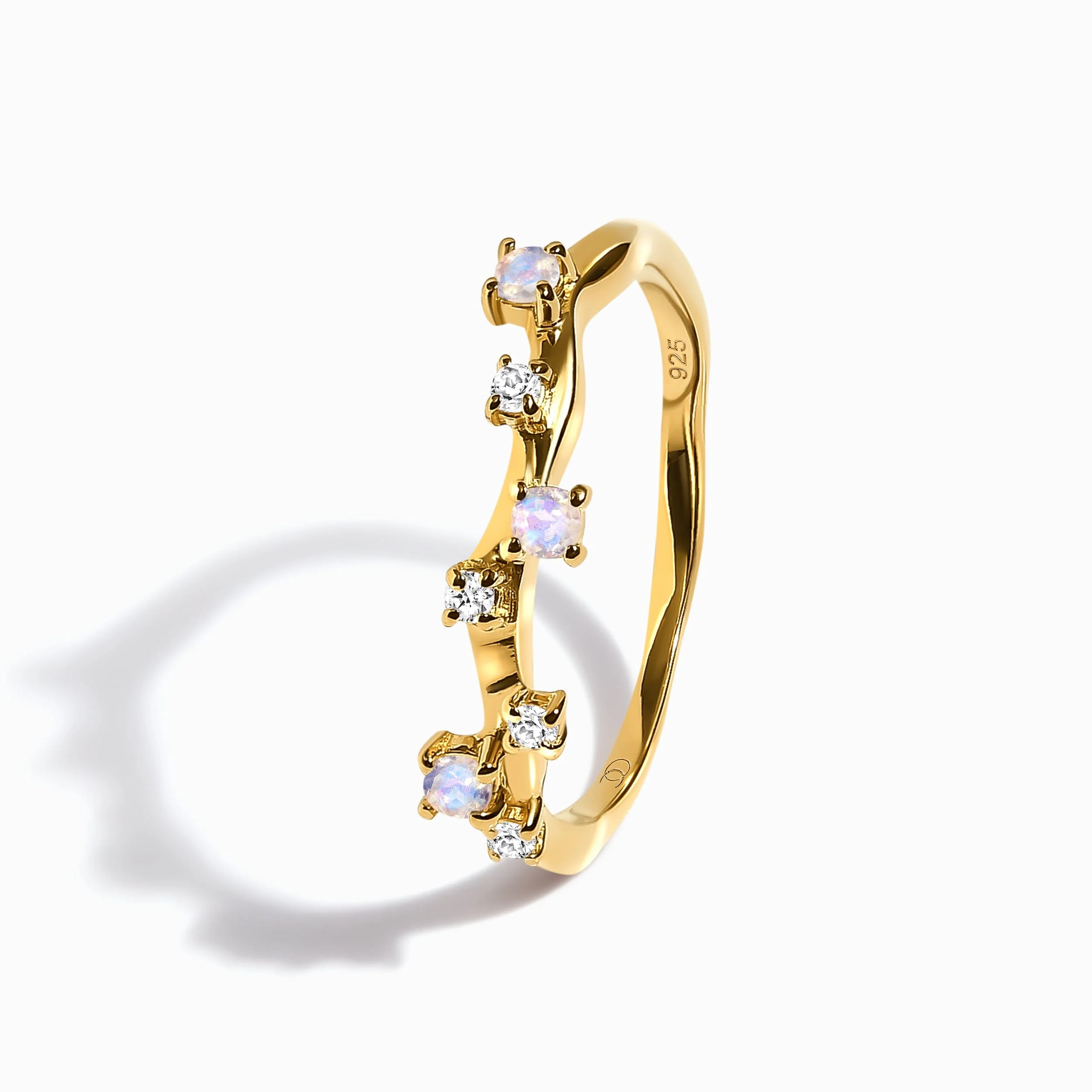 Moonstone Lab Diamond Flow & Stardust Rings - Image 22