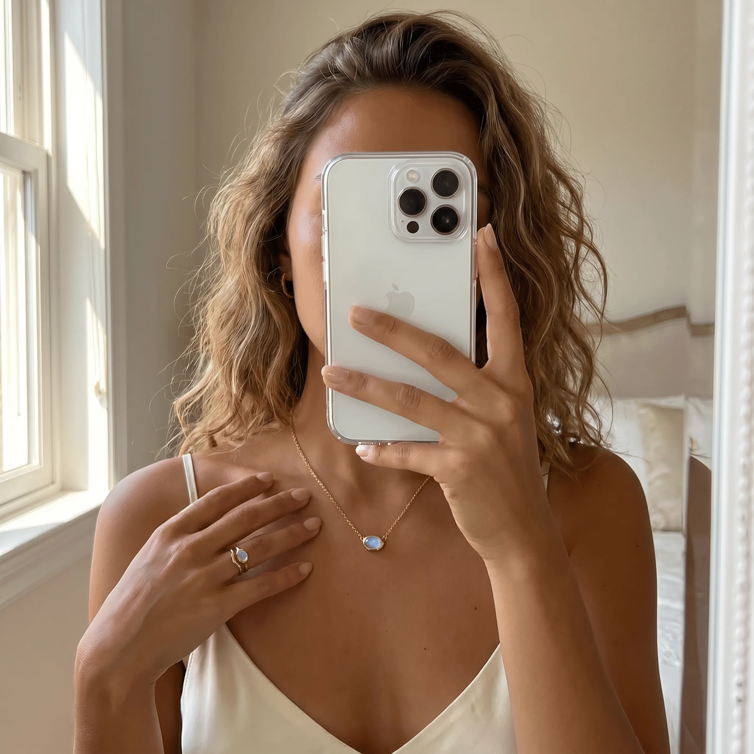 Moonstone Necklace - Skin-Touch - Image 9