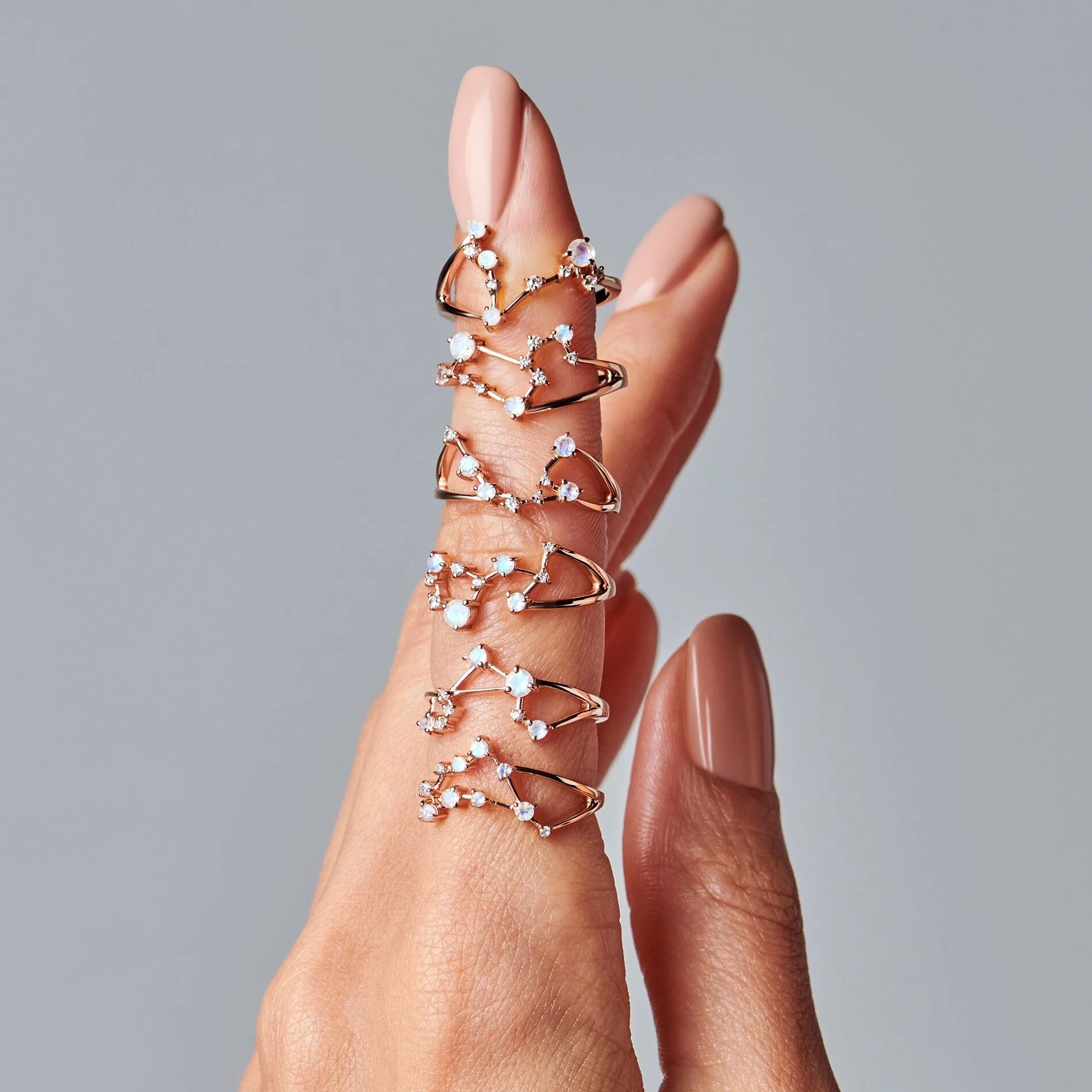Moonstone Ring - Aquarius Zodiac Constellation - Image 15