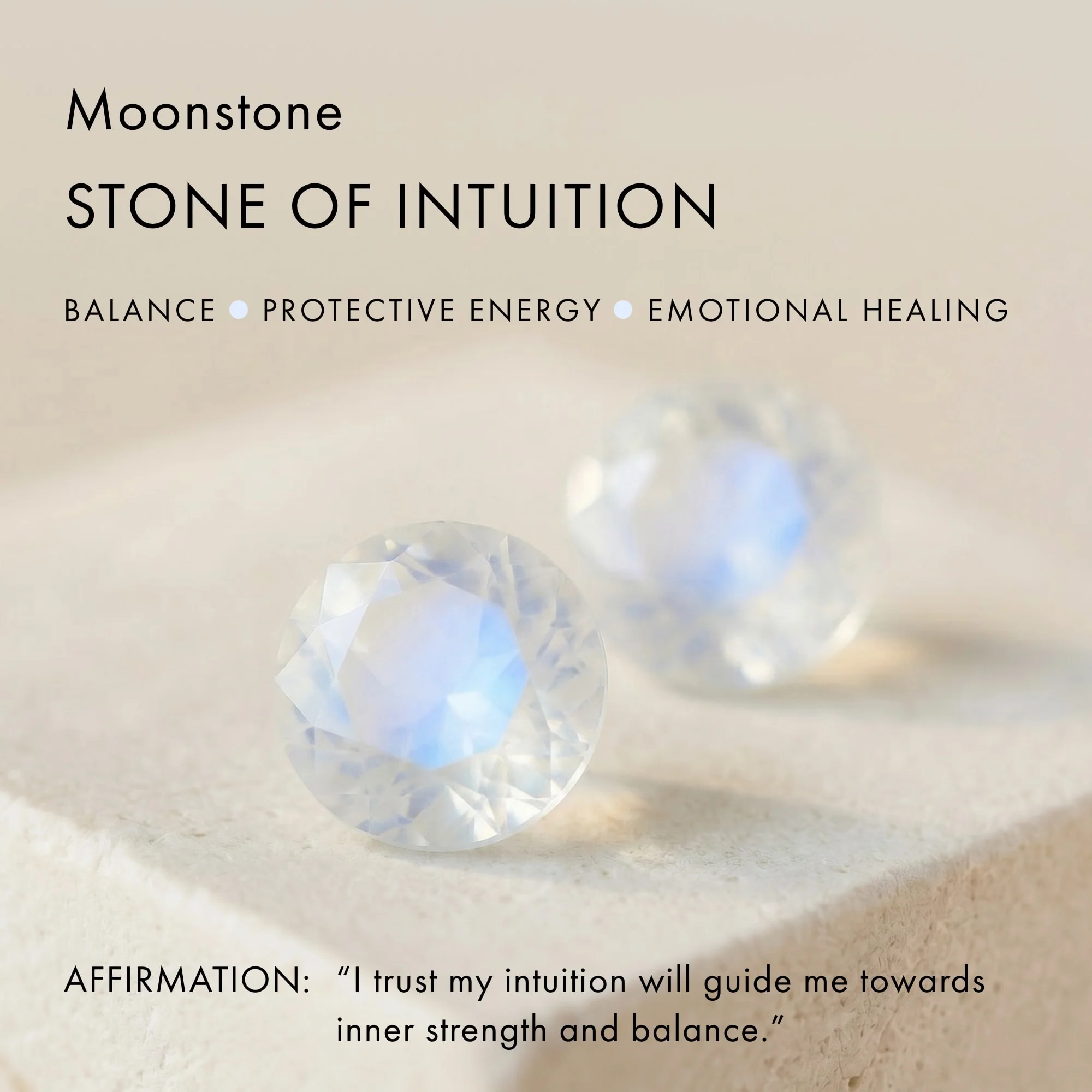Moonstone Lab Diamond Ring - Flow - Image 13