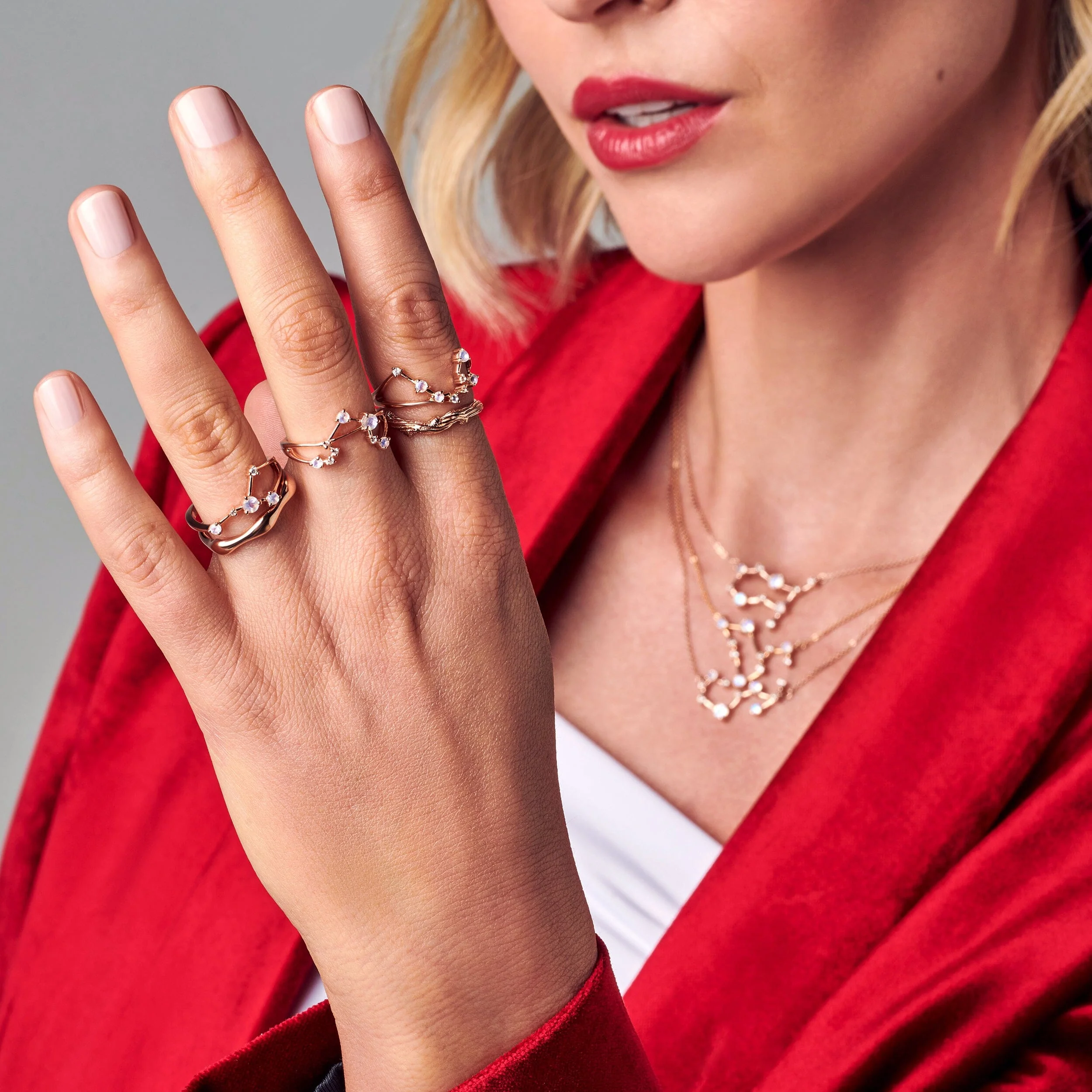 Moonstone Ring - Libra Zodiac Constellation - Image 16