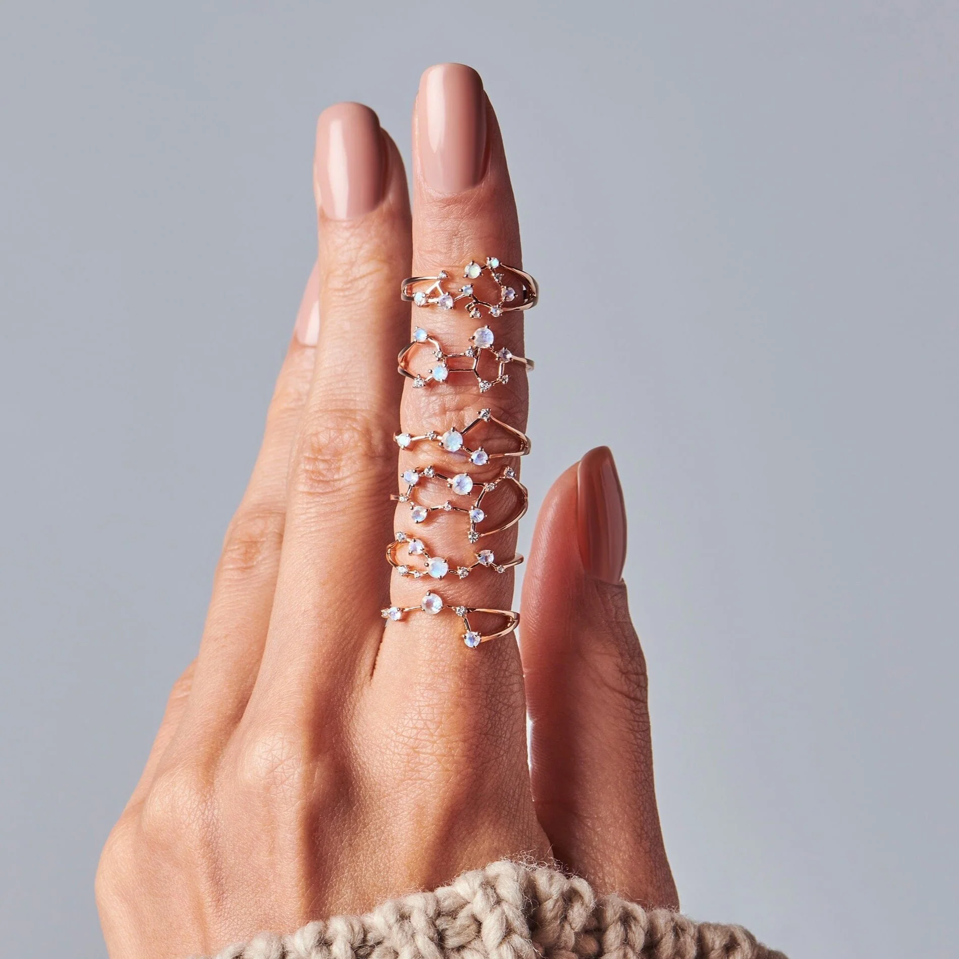Moonstone Ring - Virgo Zodiac Constellation - Image 18