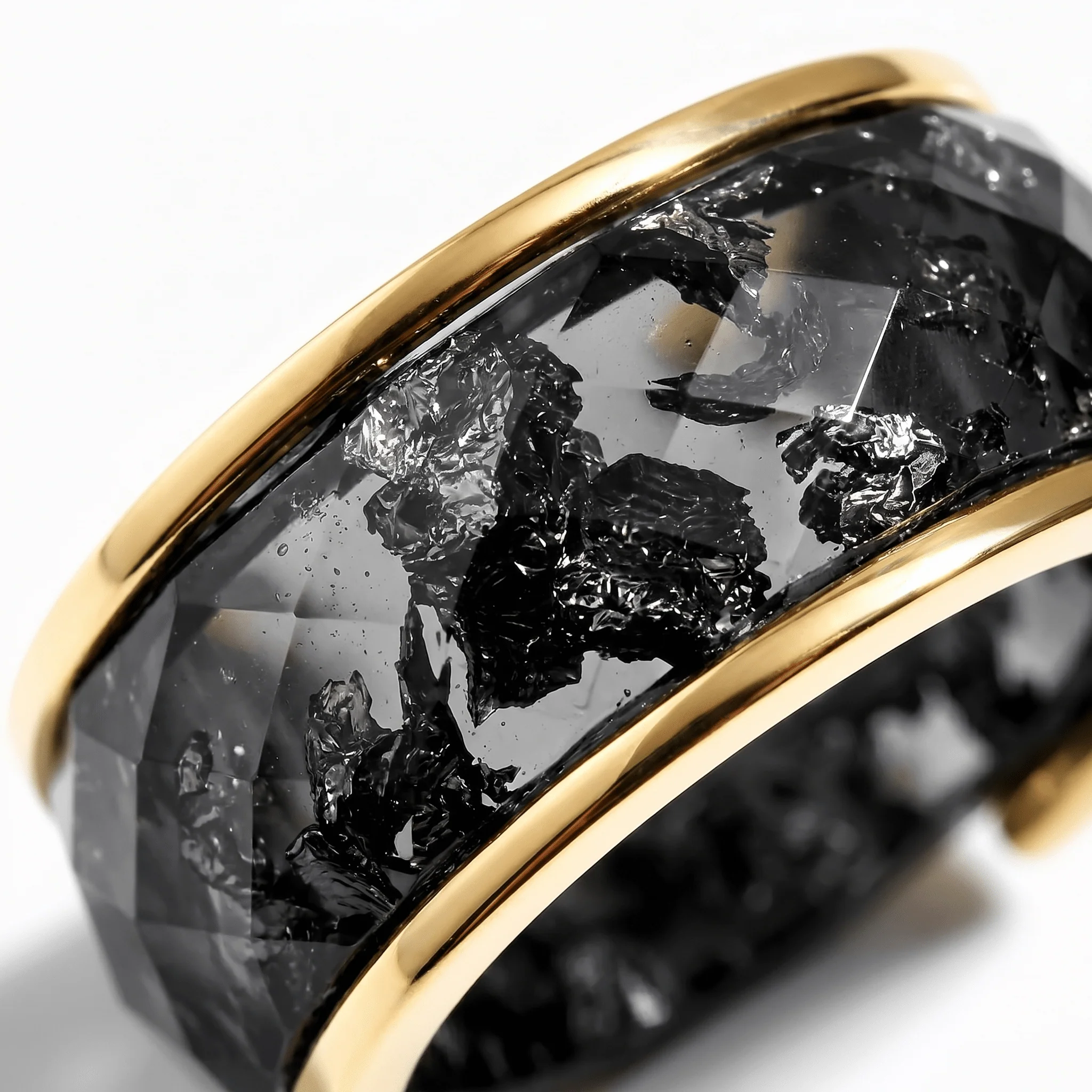 Night Sky & Ocean Blue Resin Rings Set - Image 13