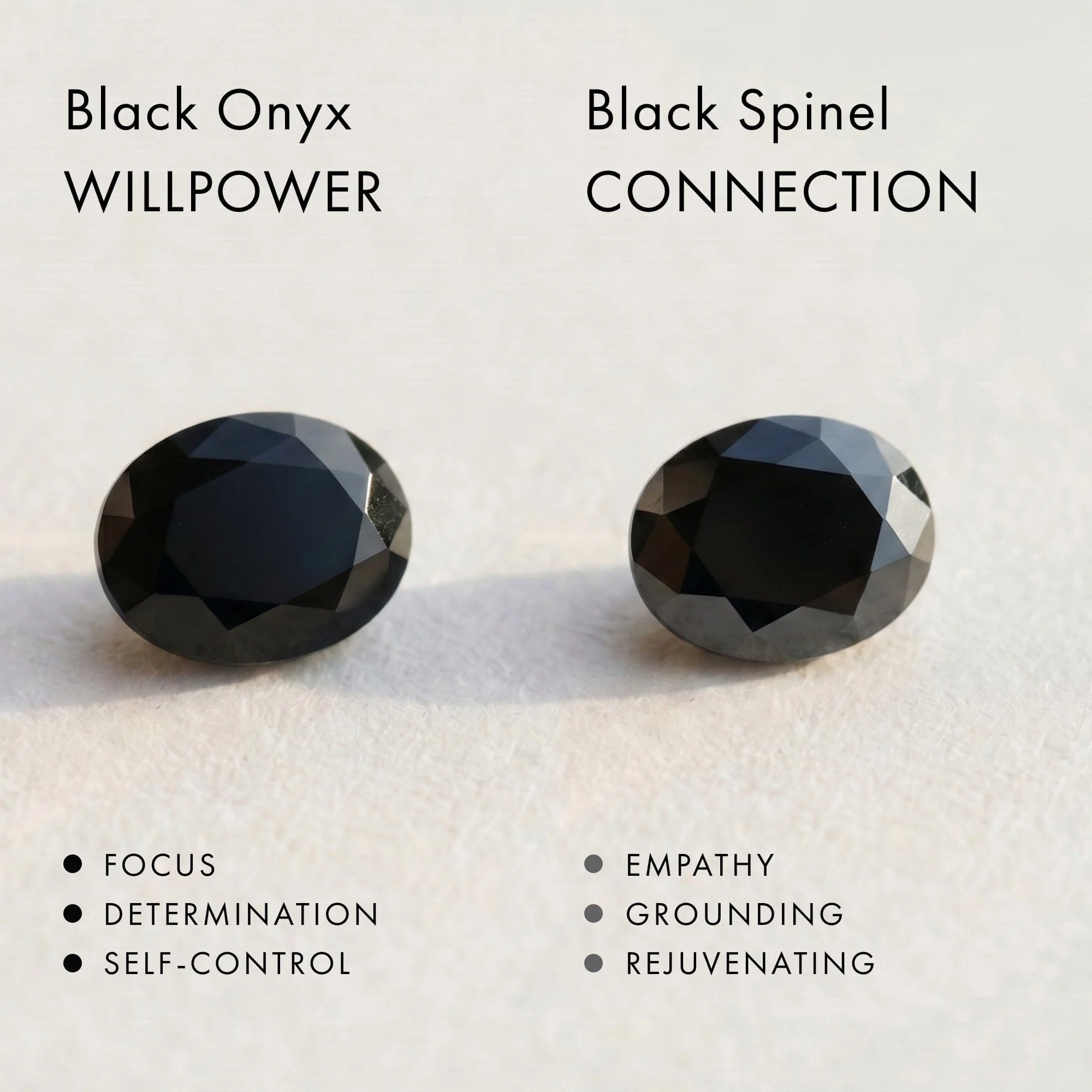 Black Onyx Serpent & Twinkling & Waves Rings - Image 6