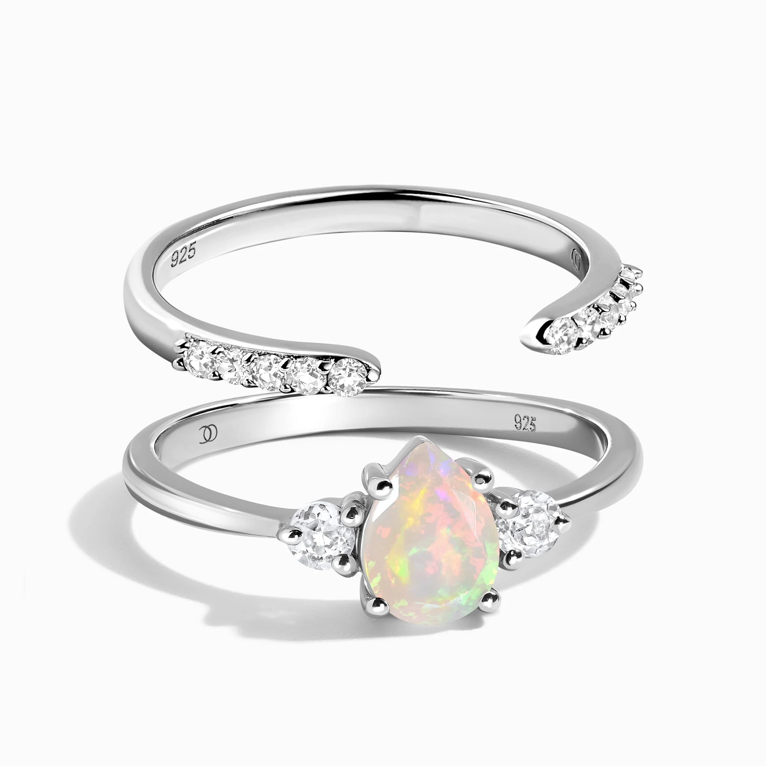 Opal Lania Ring & Twinkling Band