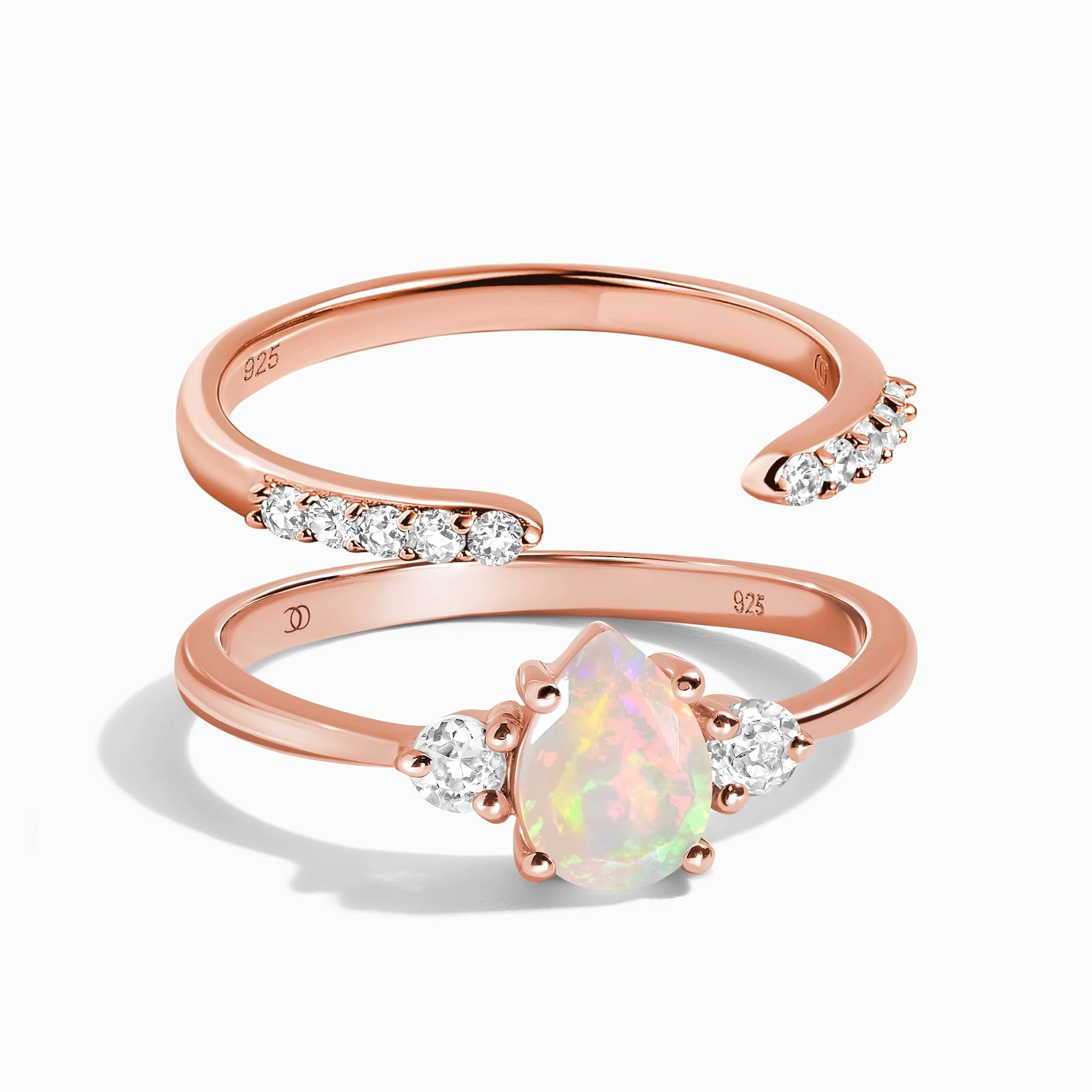 Opal Lania Ring & Twinkling Band - Image 2