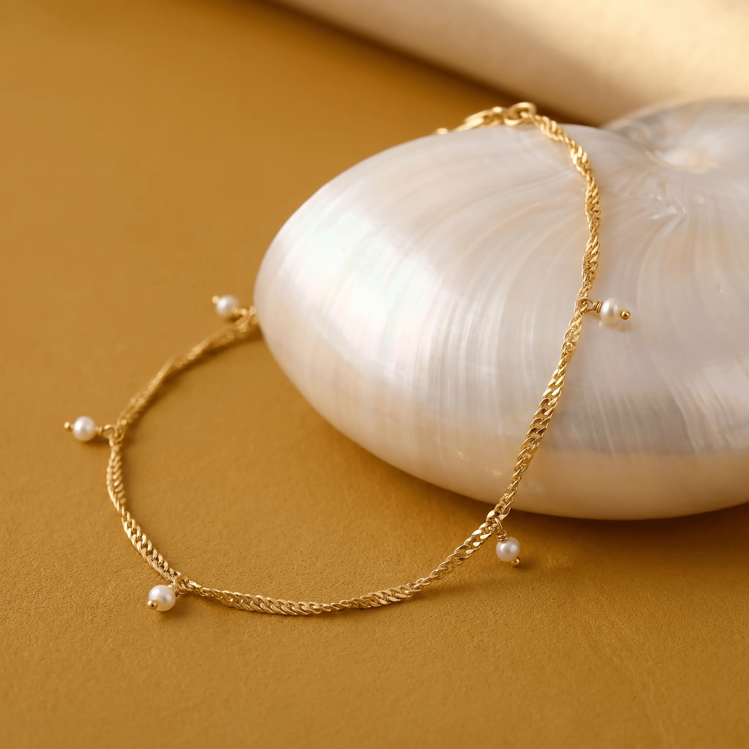 Pearl Anklet - Flowing - Image 11