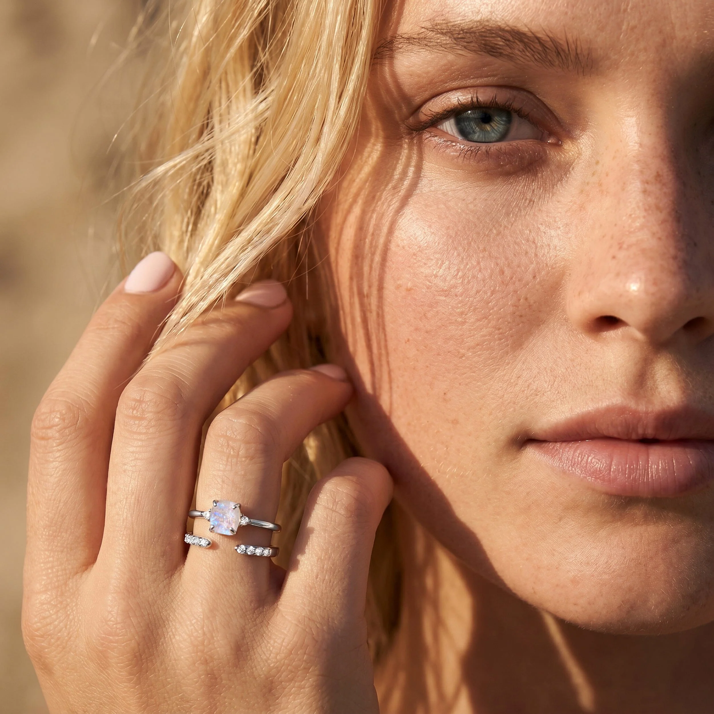 Petite Raw Allure Ring & Twinkling Band - Image 8
